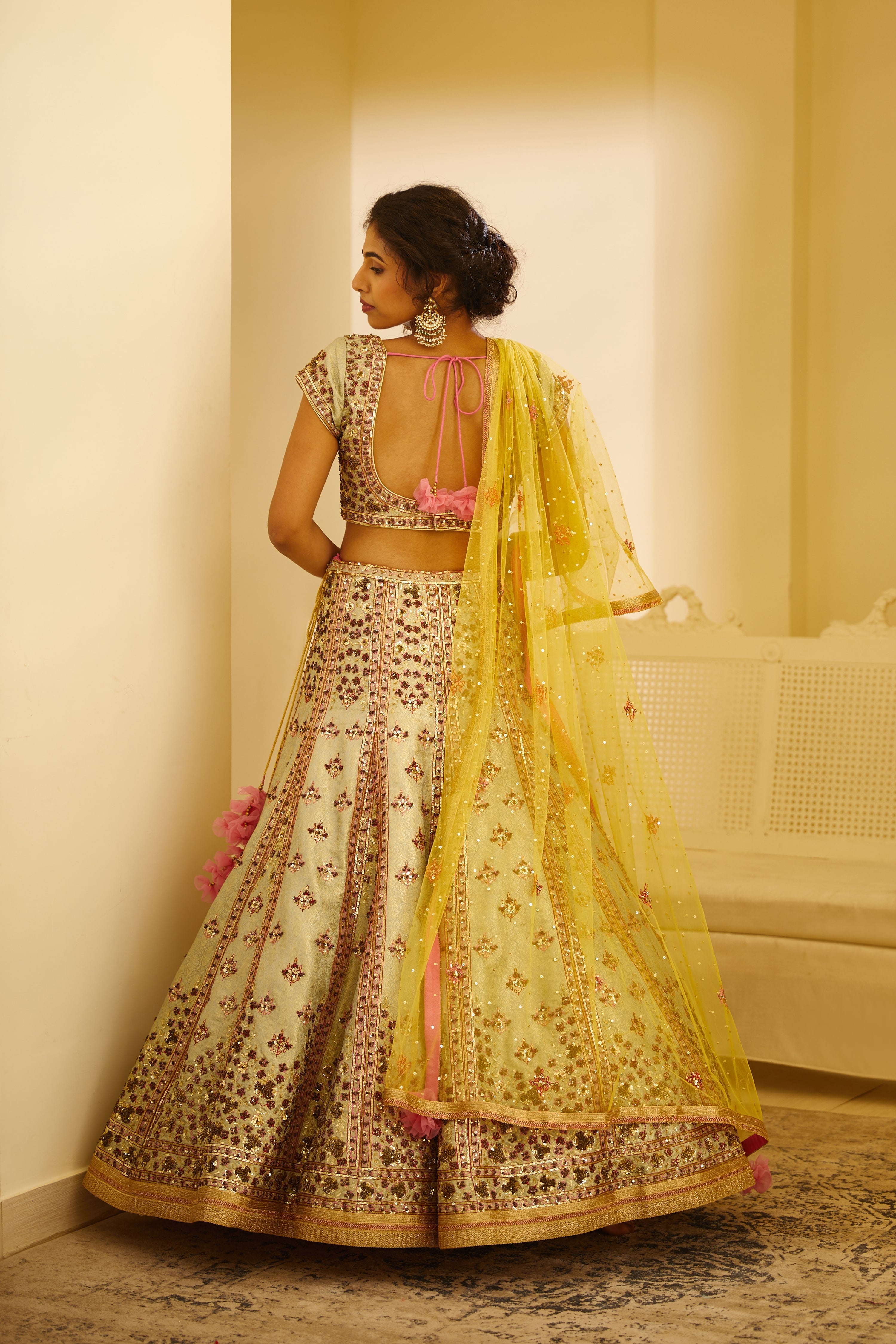 Sea Green Lehenga Set