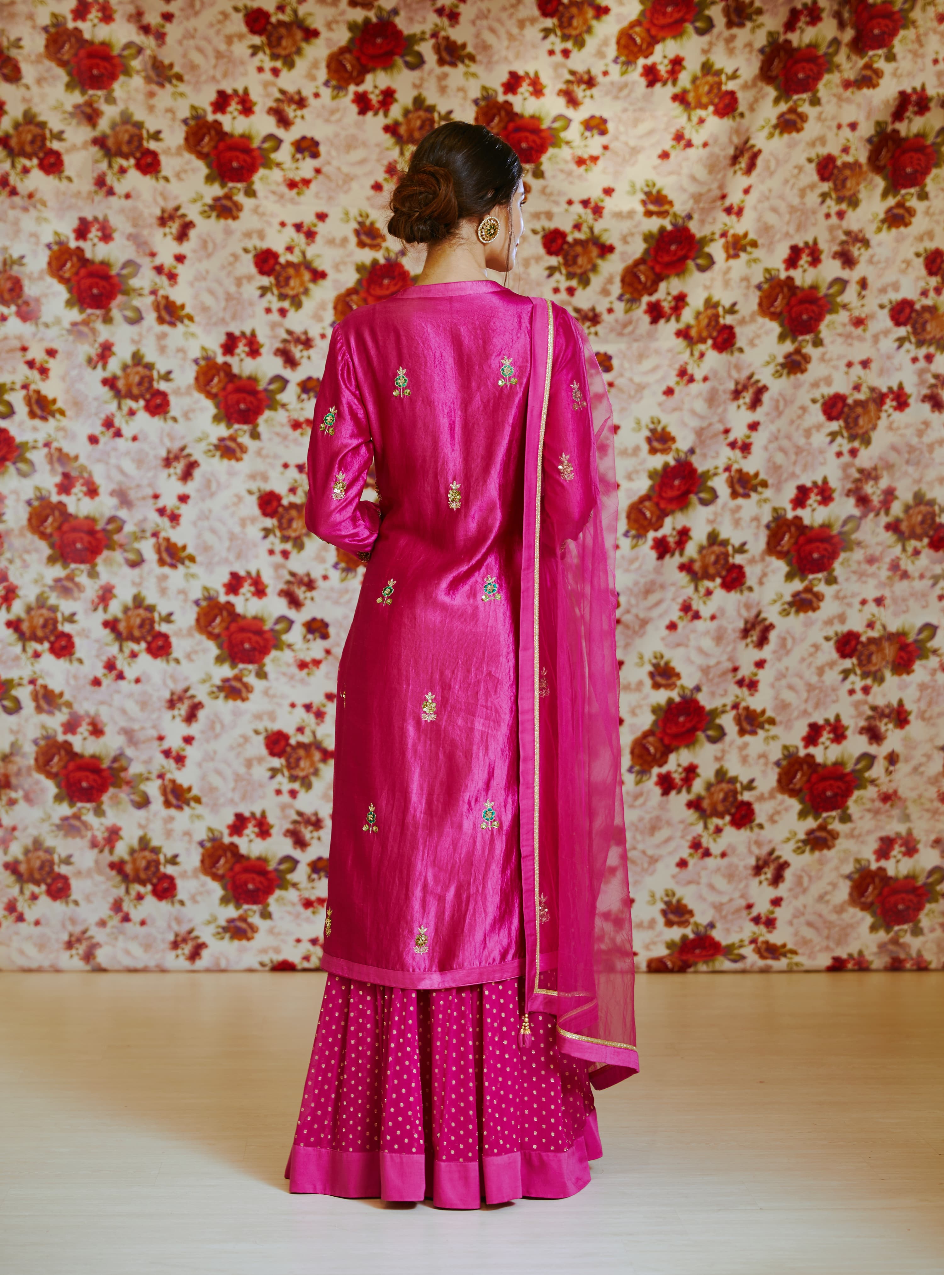 Magenta Pink Lehenga Set