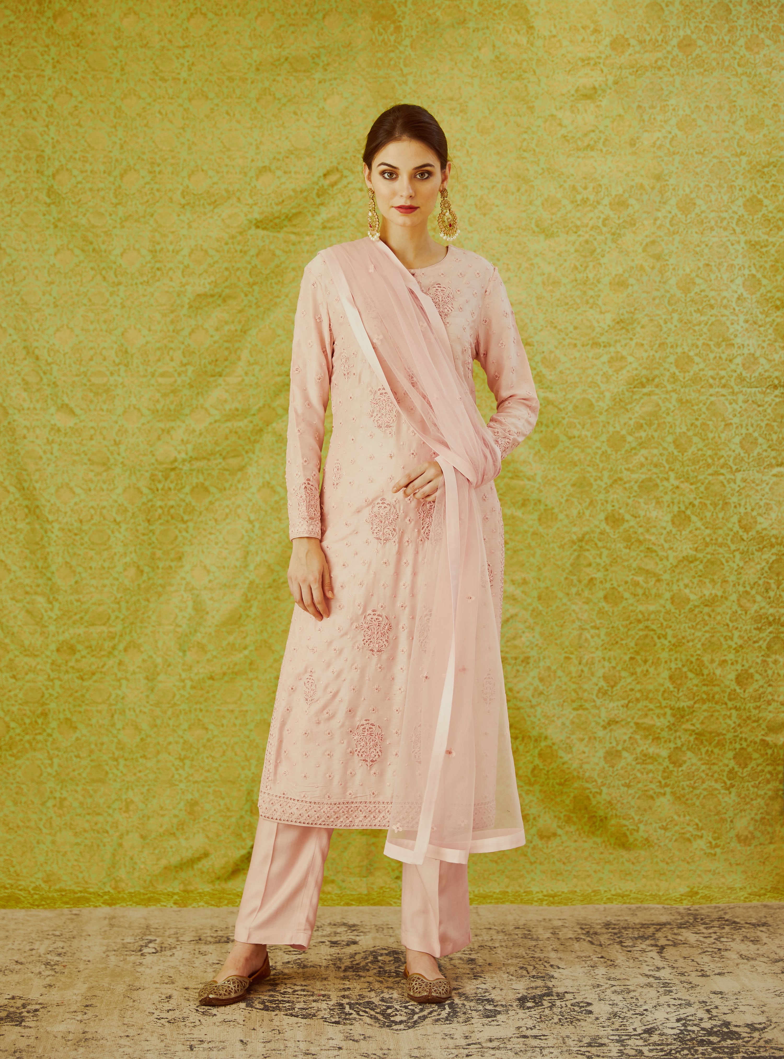 Light Pink Kurta Set