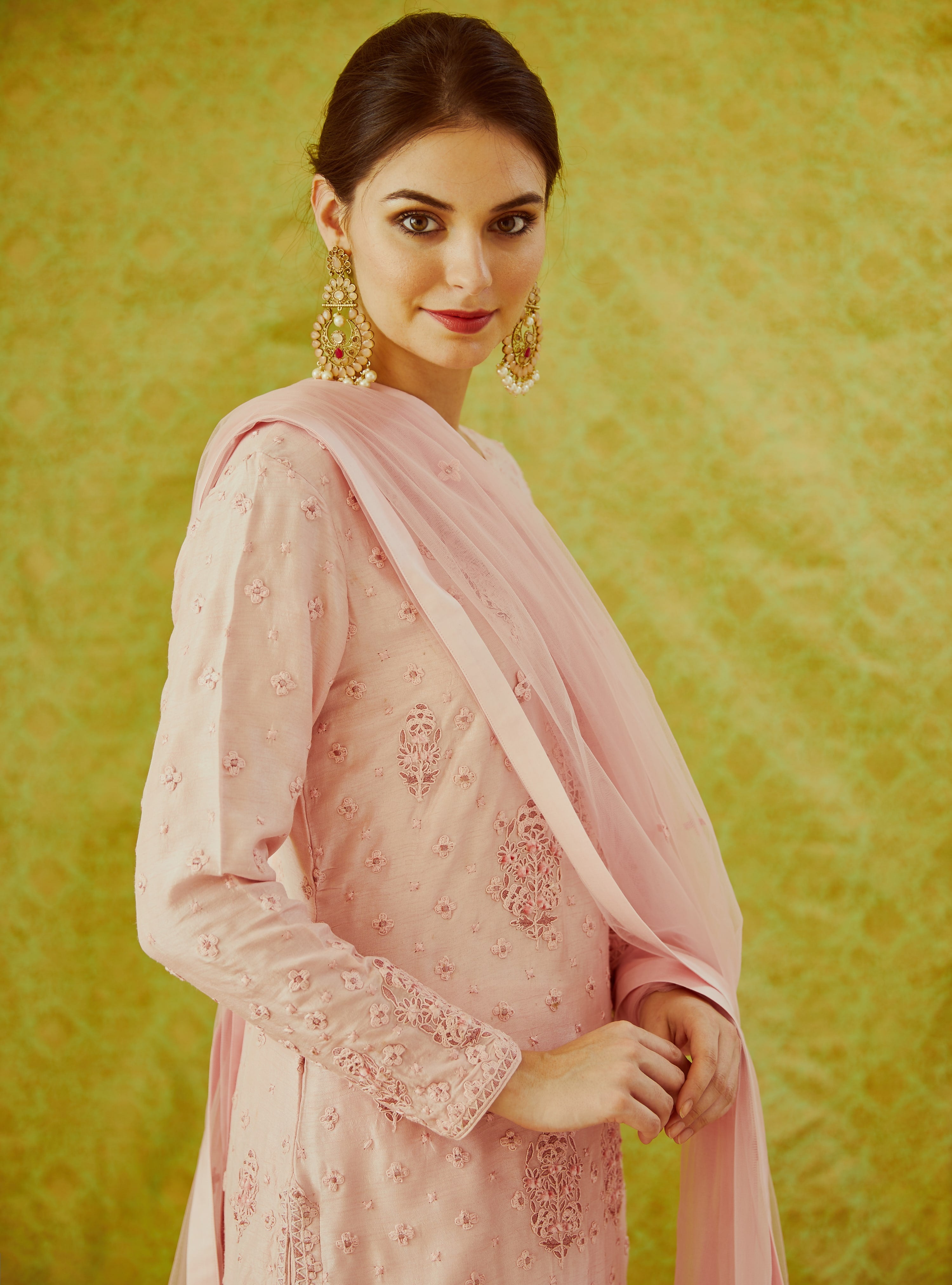 Light Pink Kurta Set