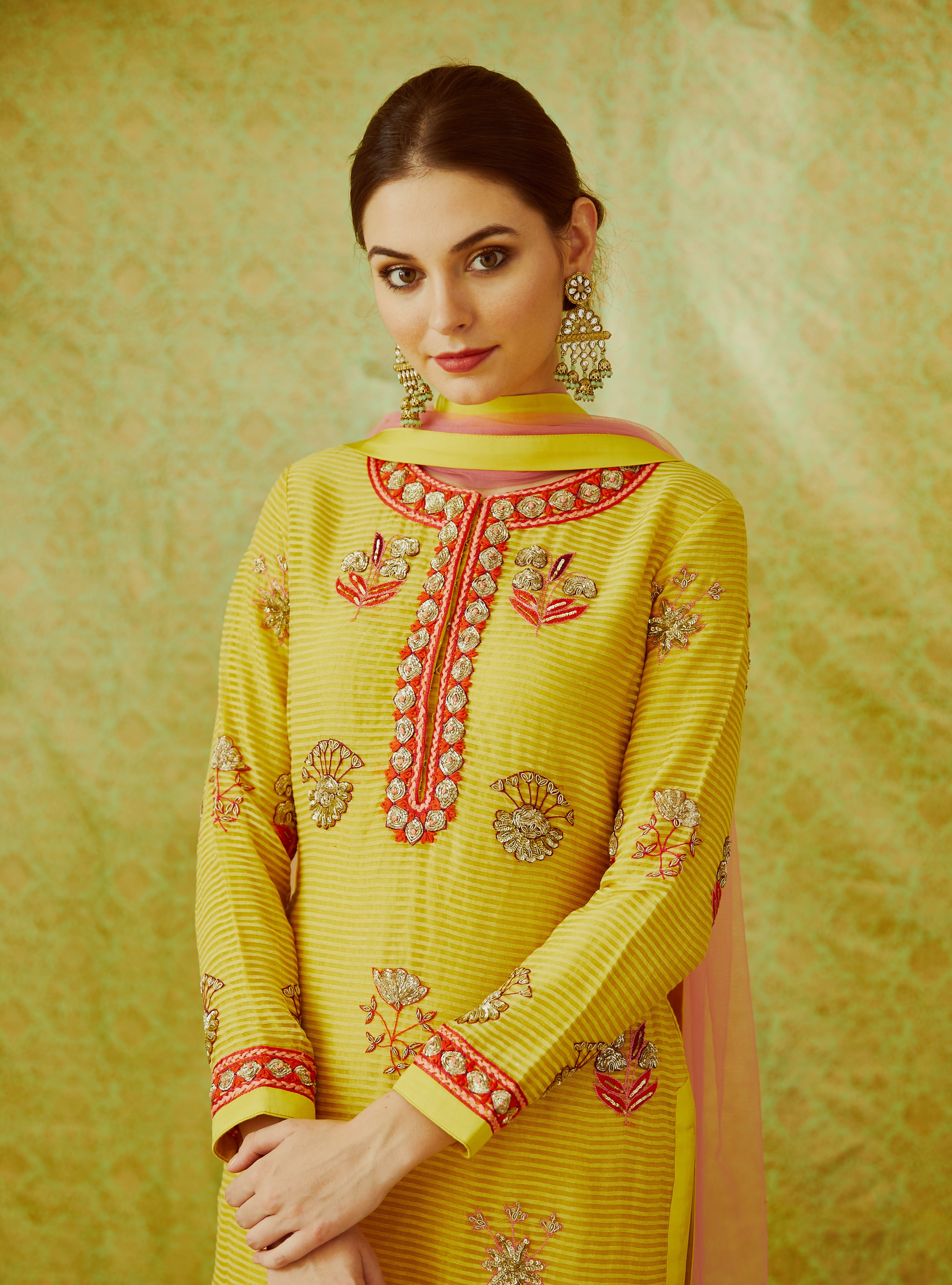 Yellow Kurta Set