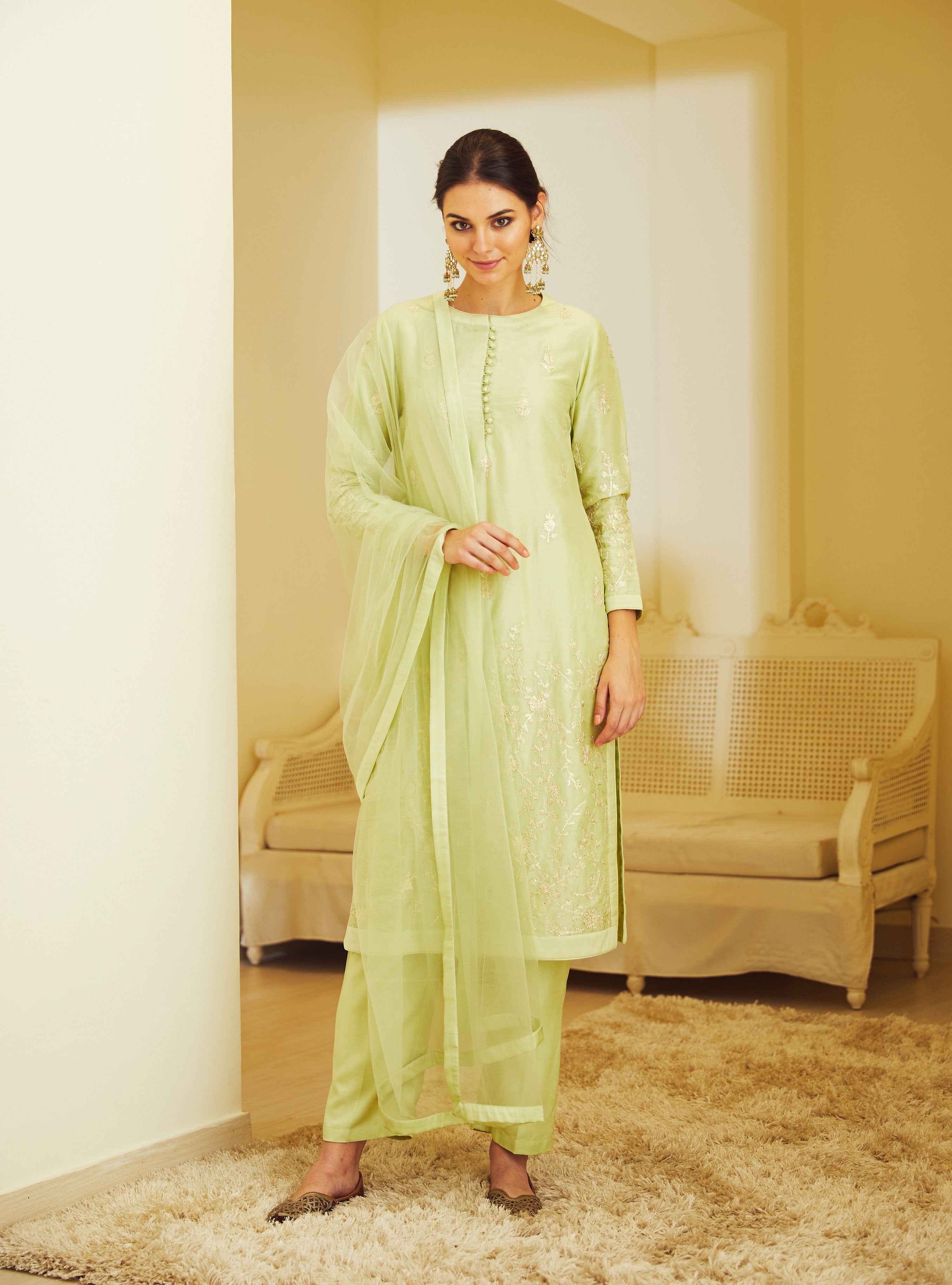 Light Green Kurta Set