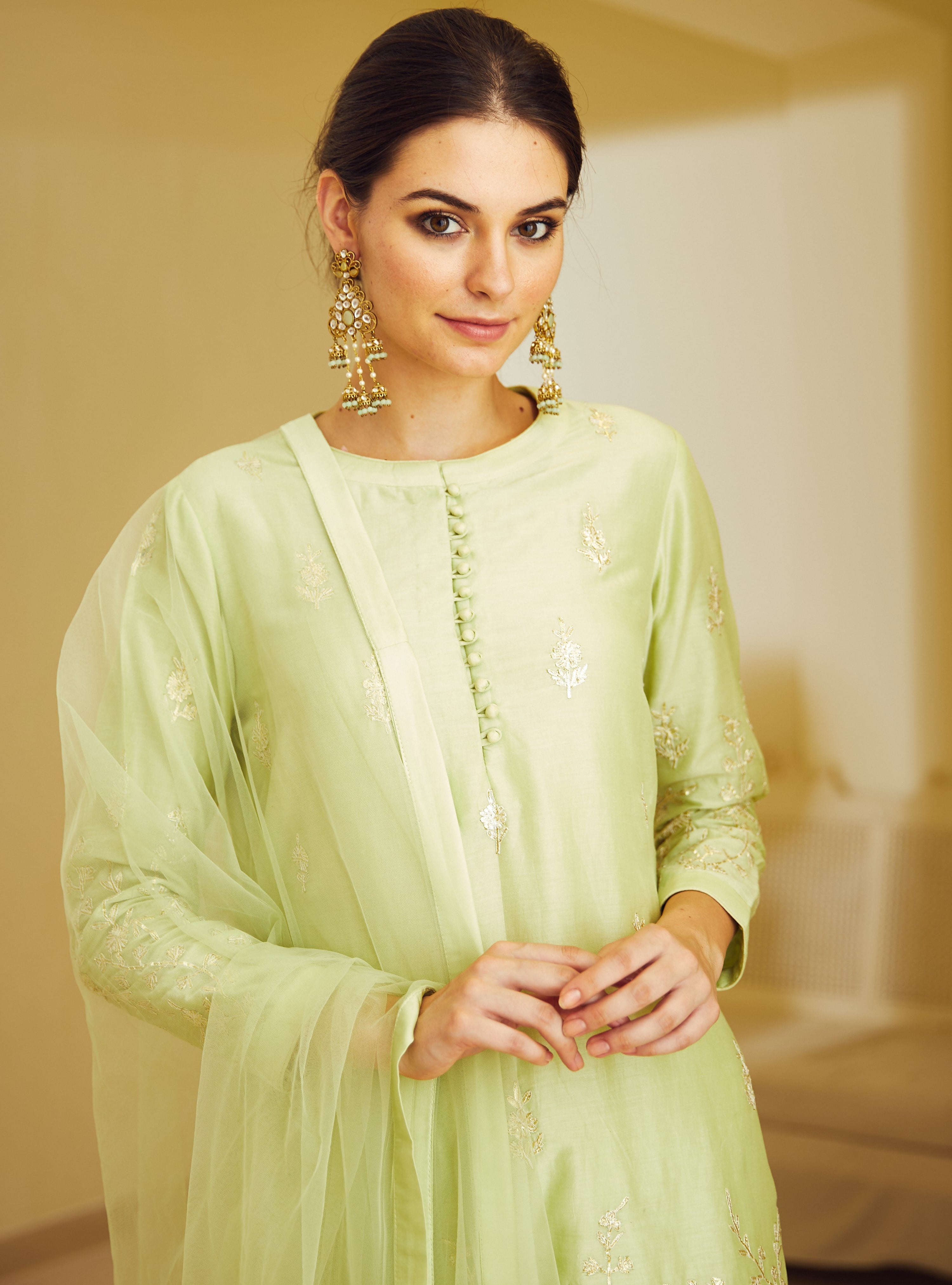 Light Green Kurta Set