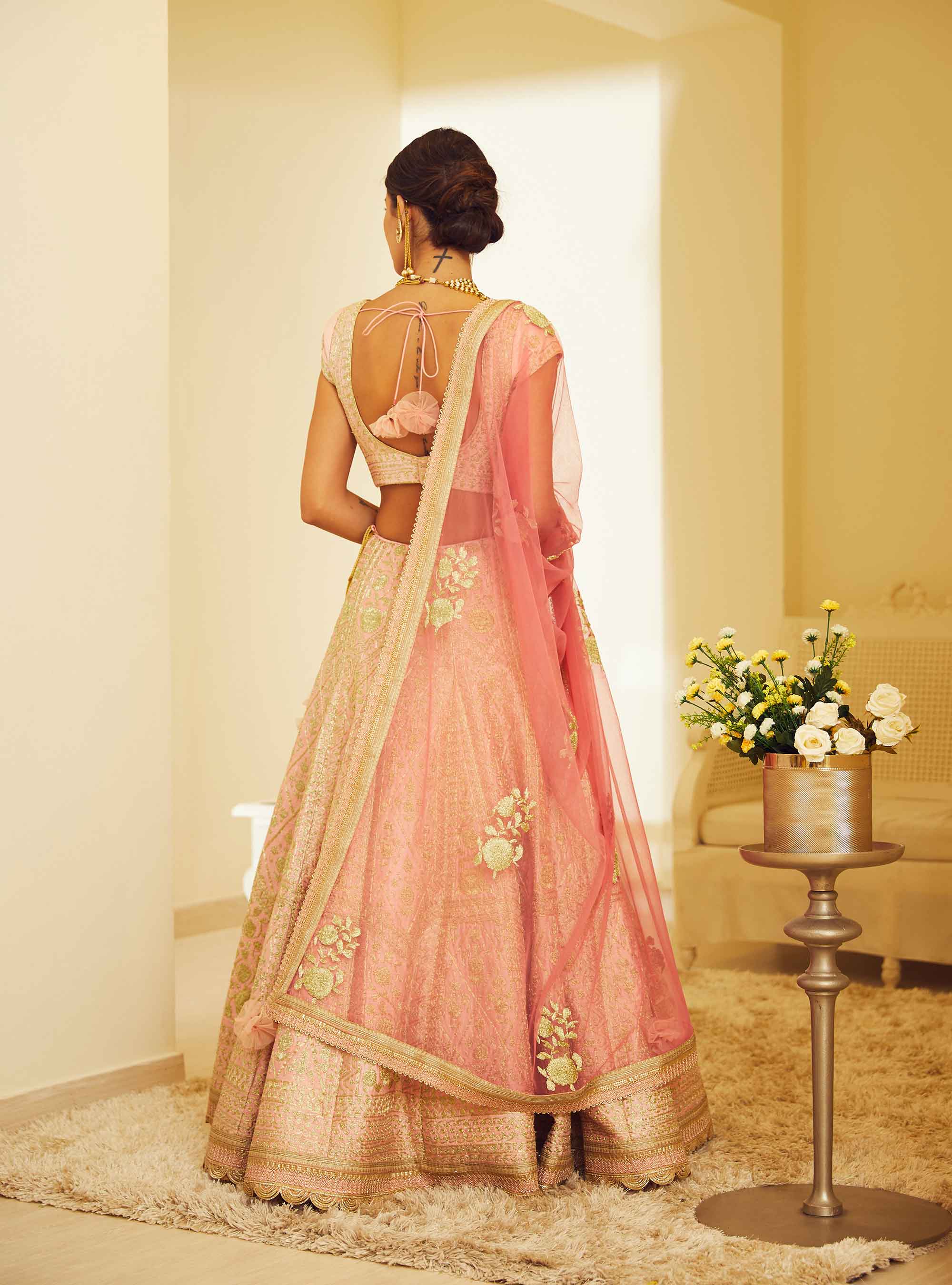 Light Pink Lehenga Set