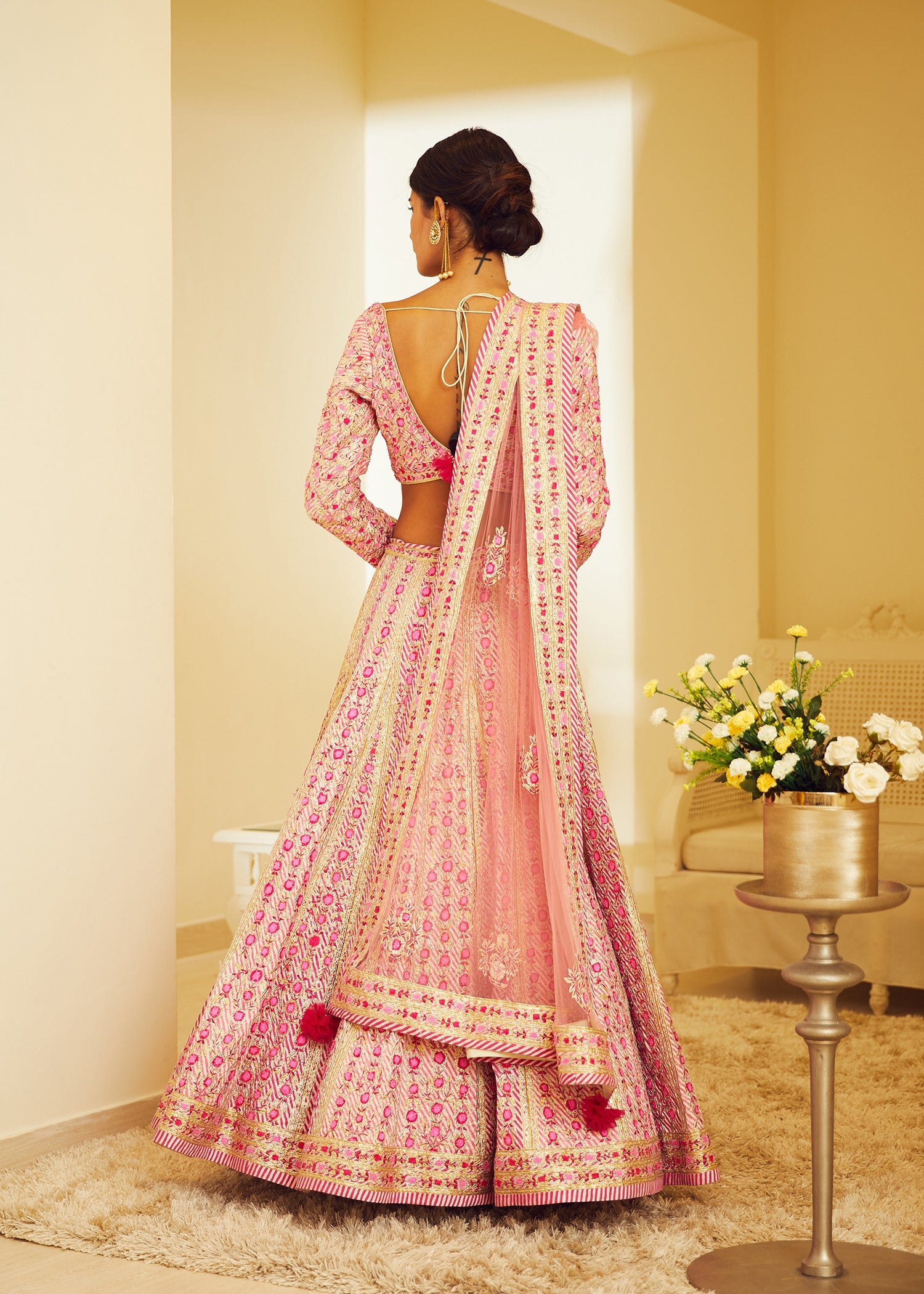 Light Pink Lehenga Set