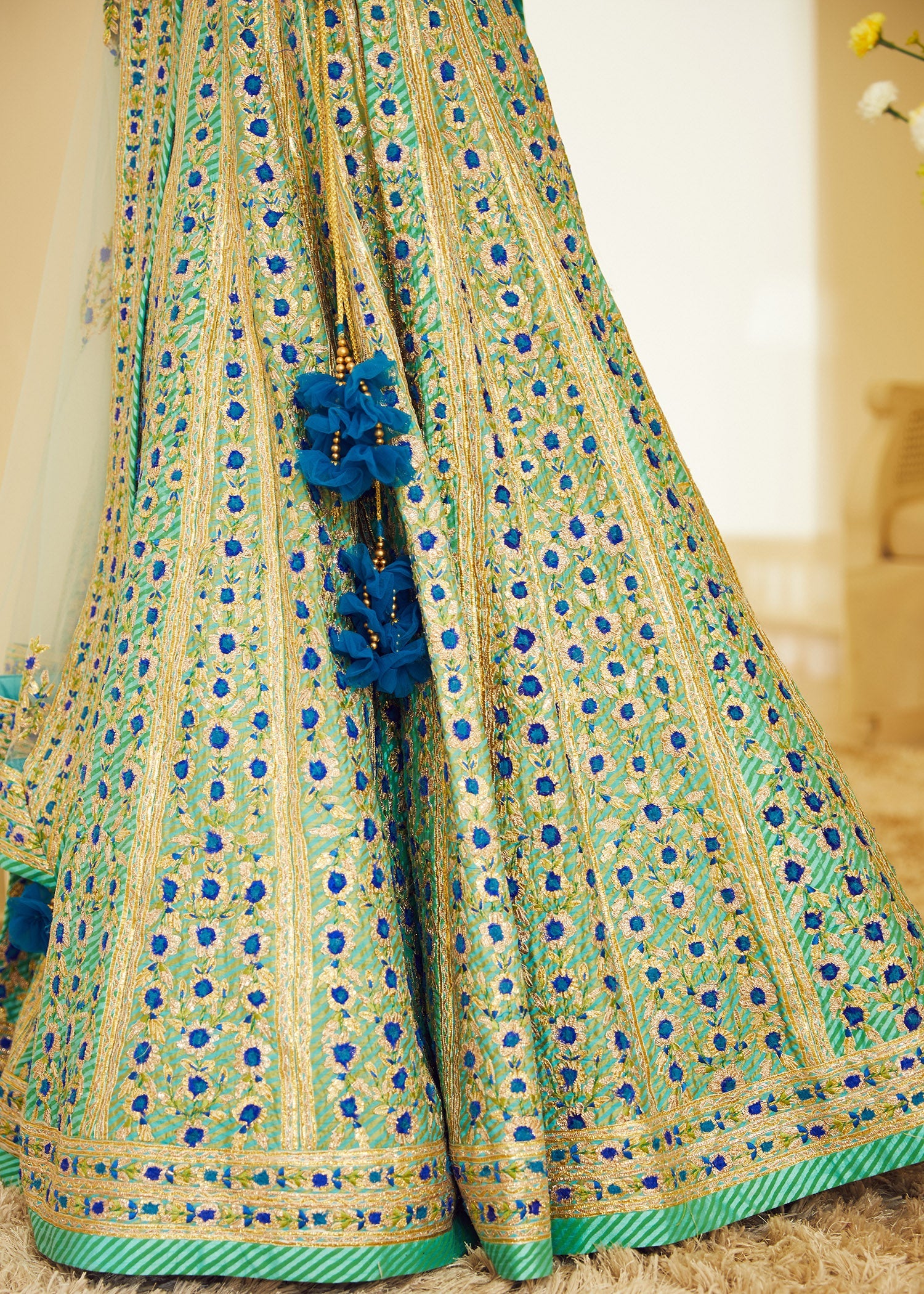 Blue Lehenga Set
