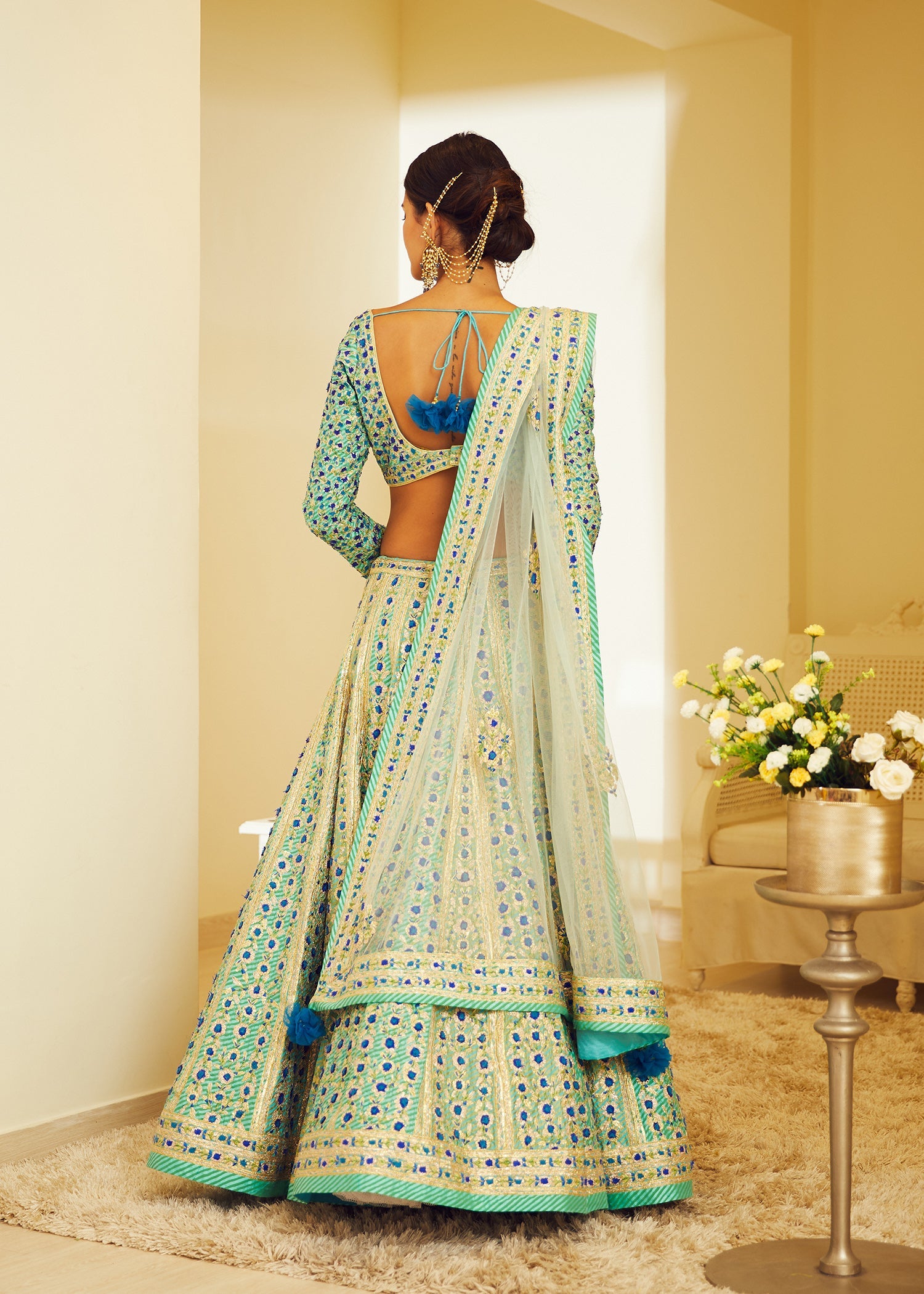 Blue Lehenga Set