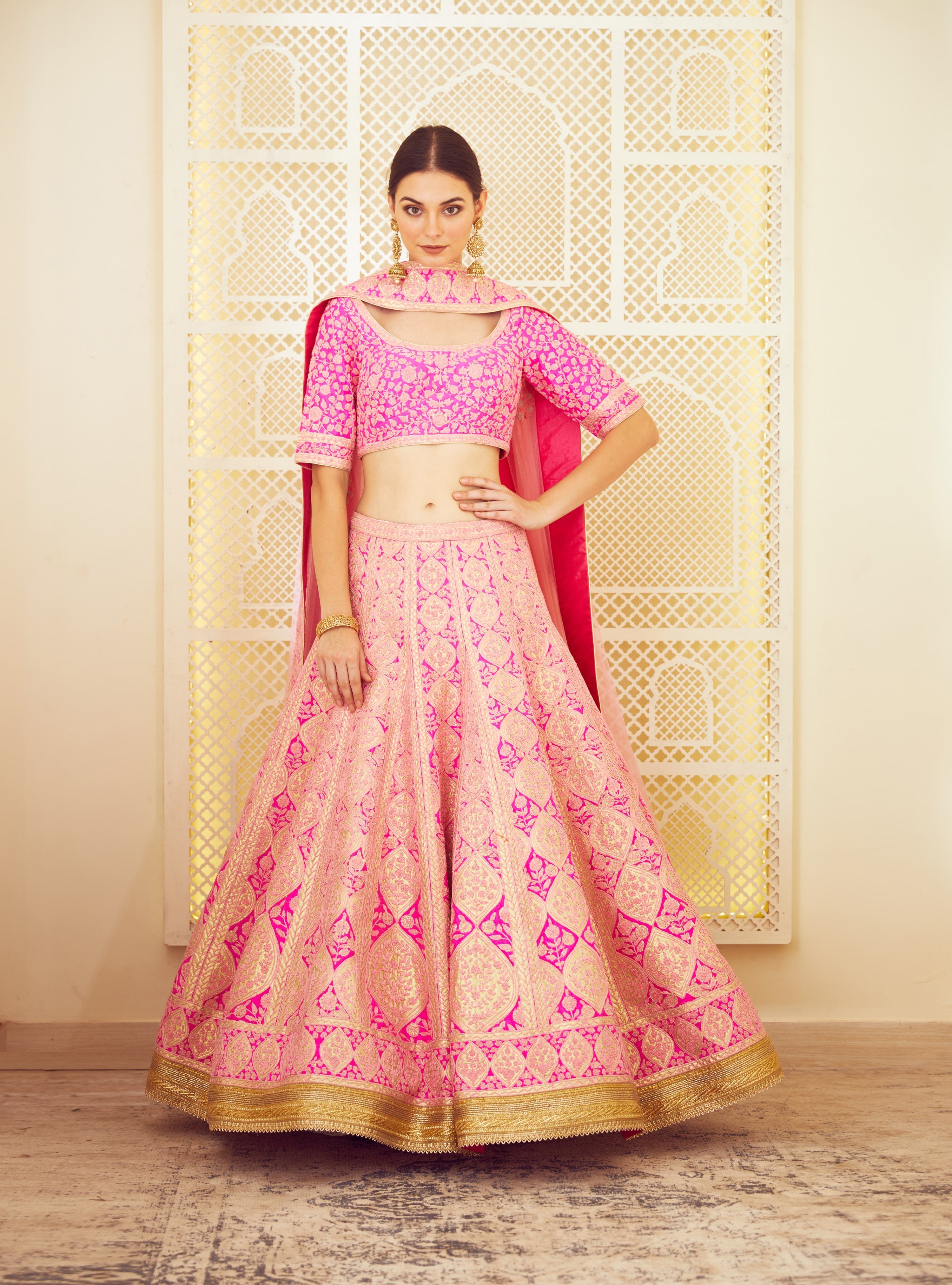 Pink Lehenga Set