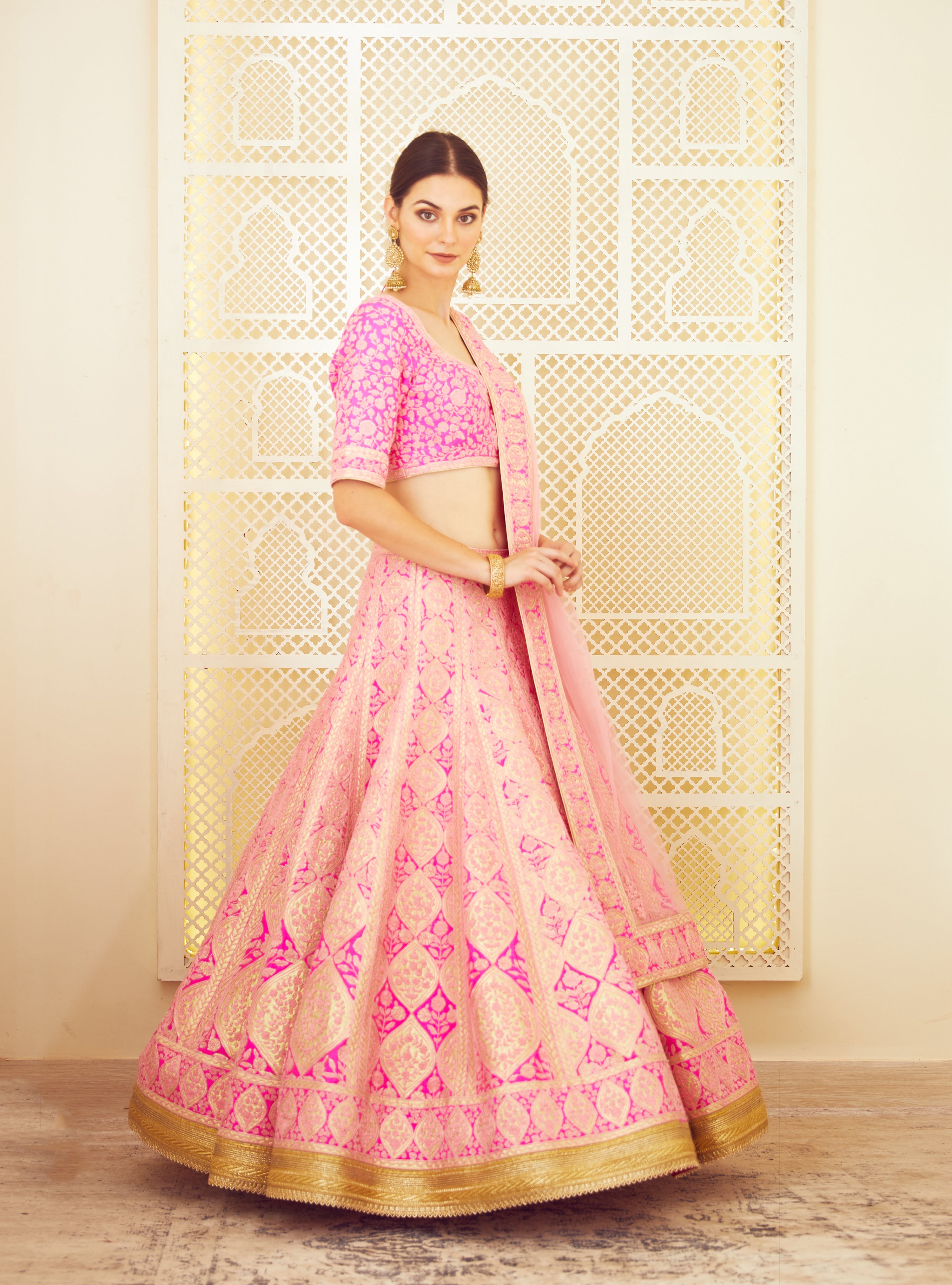 Pink Lehenga Set