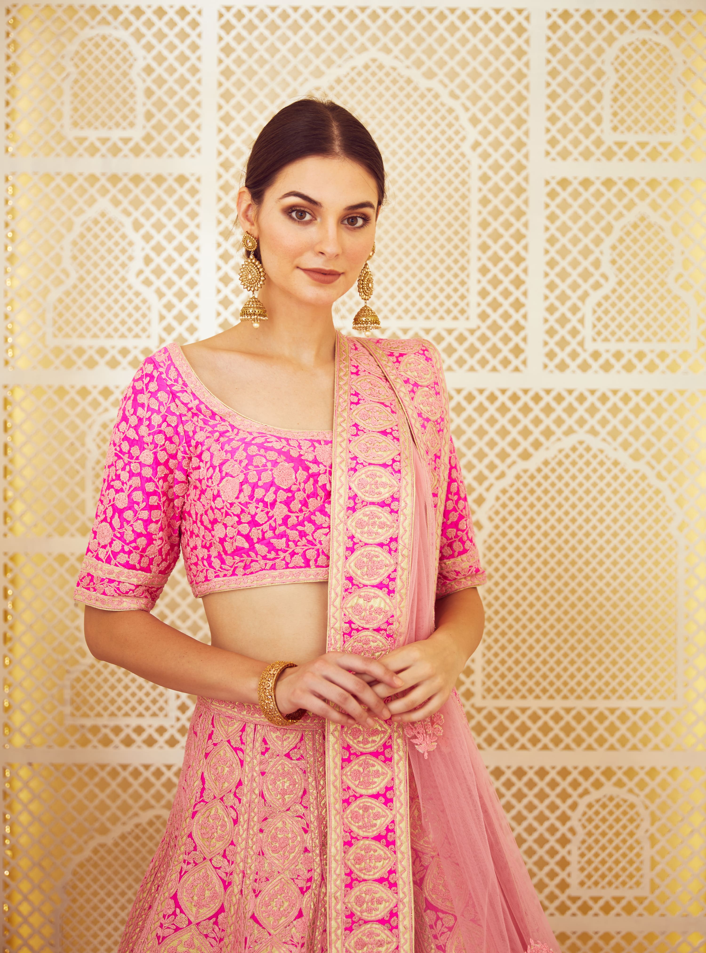Pink Lehenga Set
