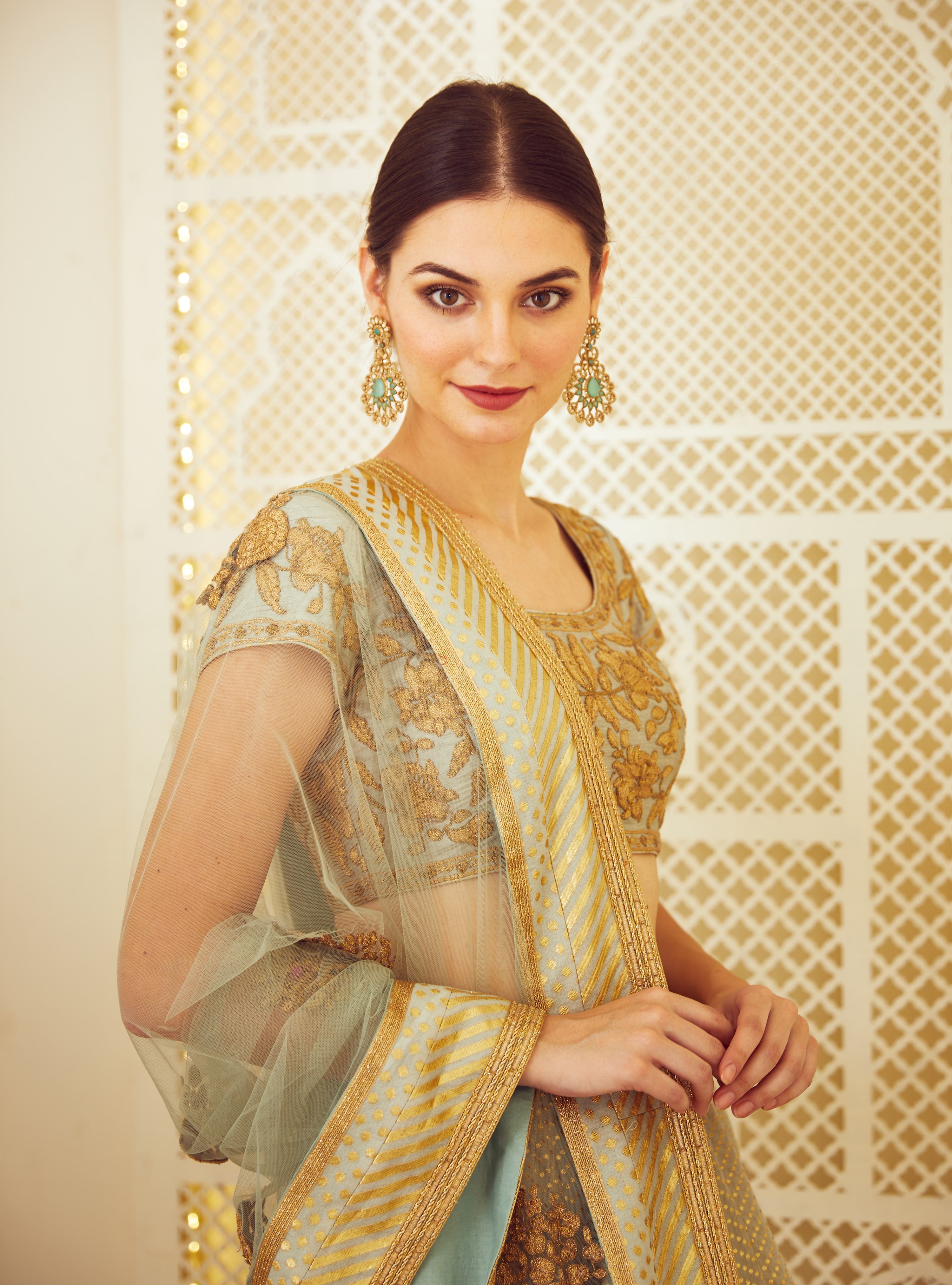 Sea Green Lehenga Set