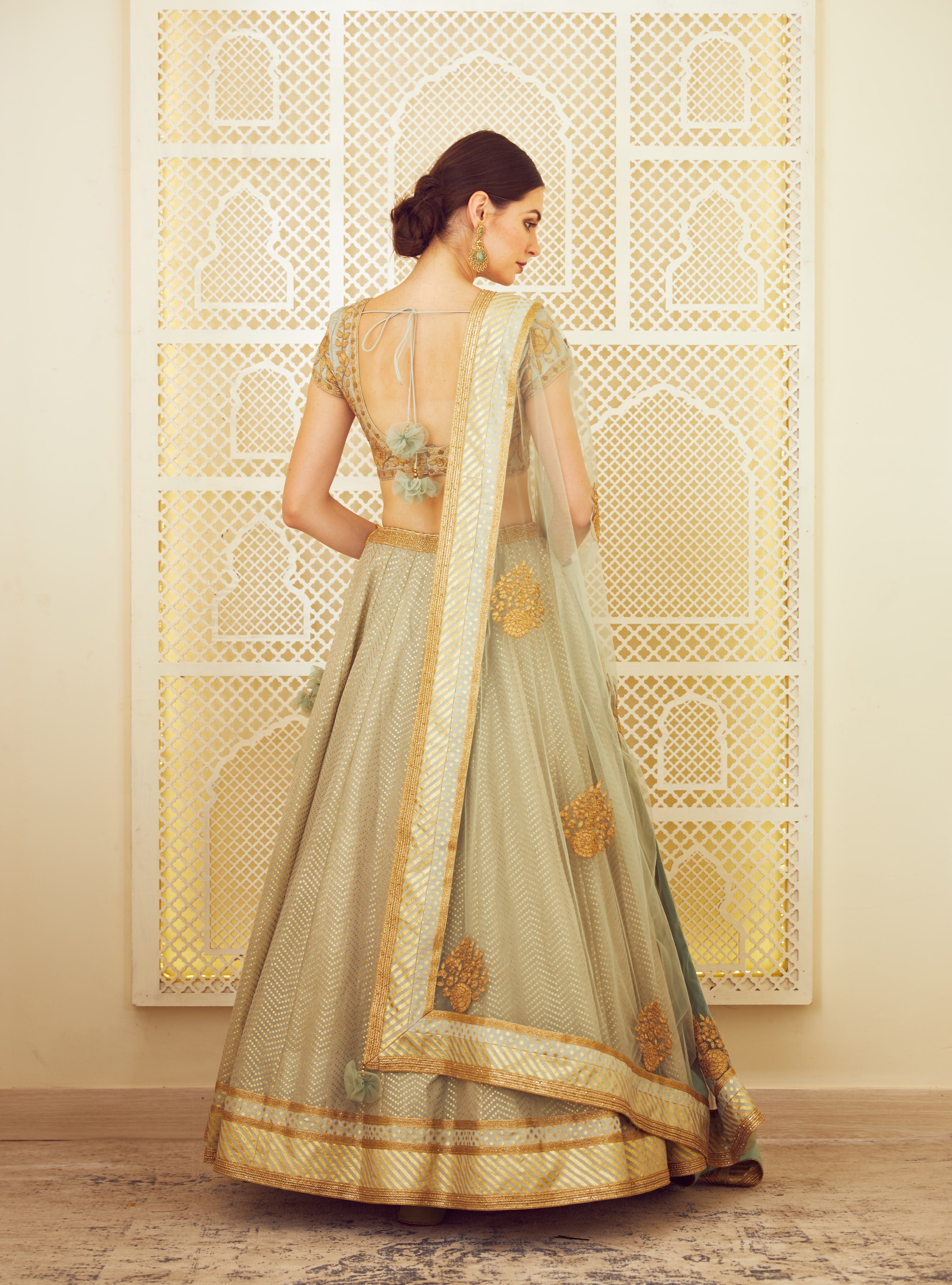 Sea Green Lehenga Set