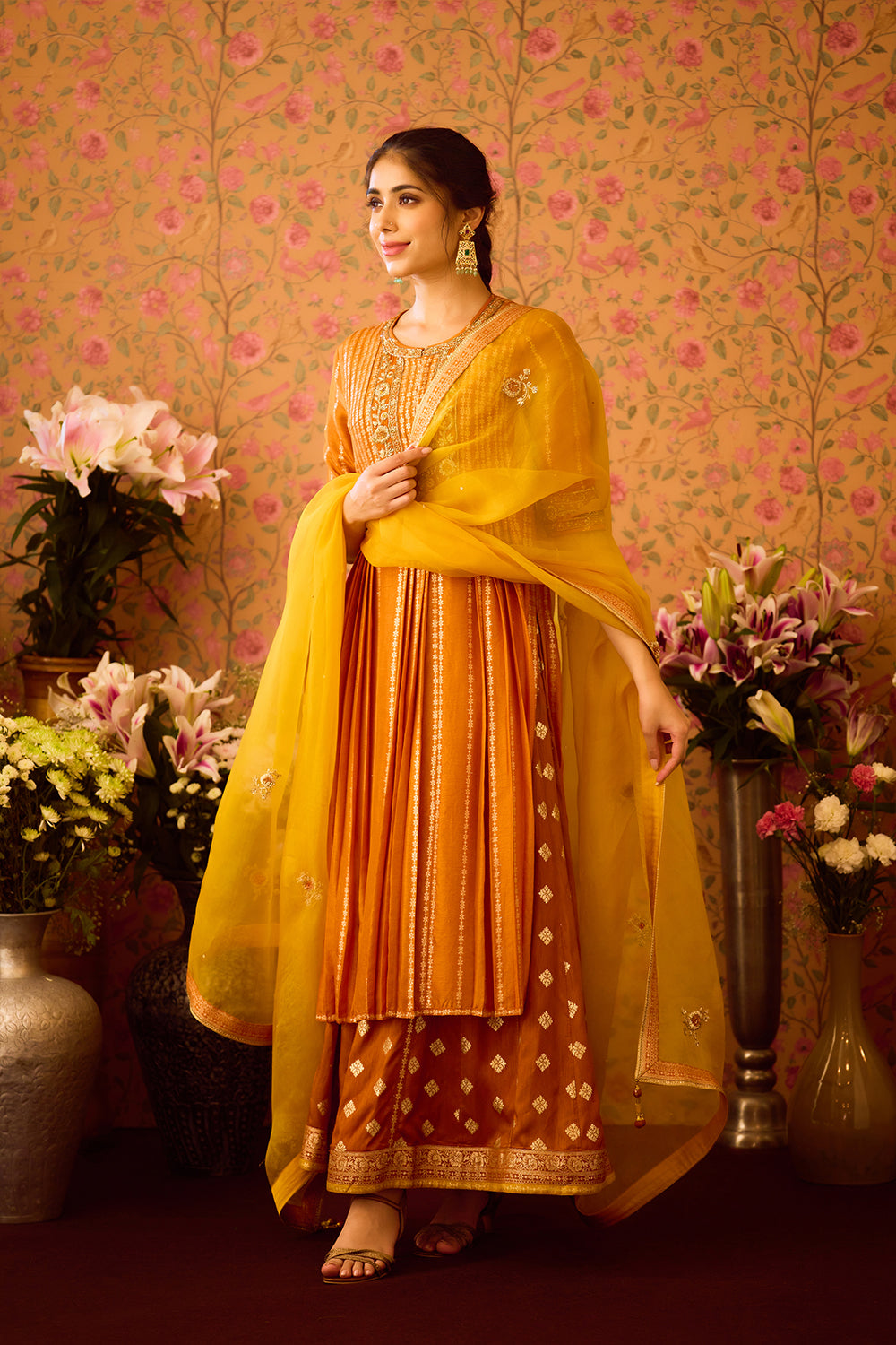 Amber Yellow Kurta Set