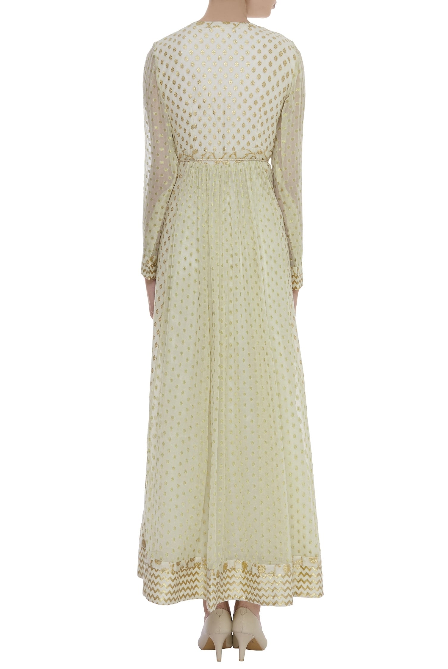 Ivory Anarkali Set as seen on Masoom Minawala