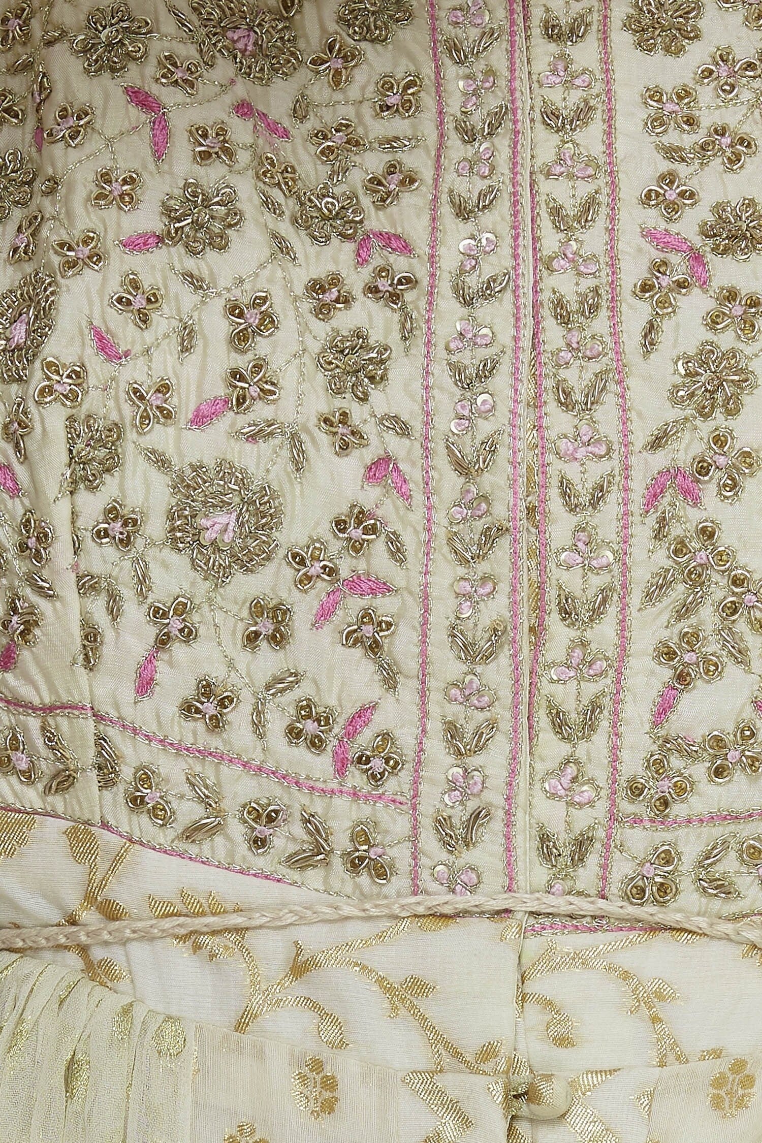 Ivory Anarkali Set as seen on Masoom Minawala