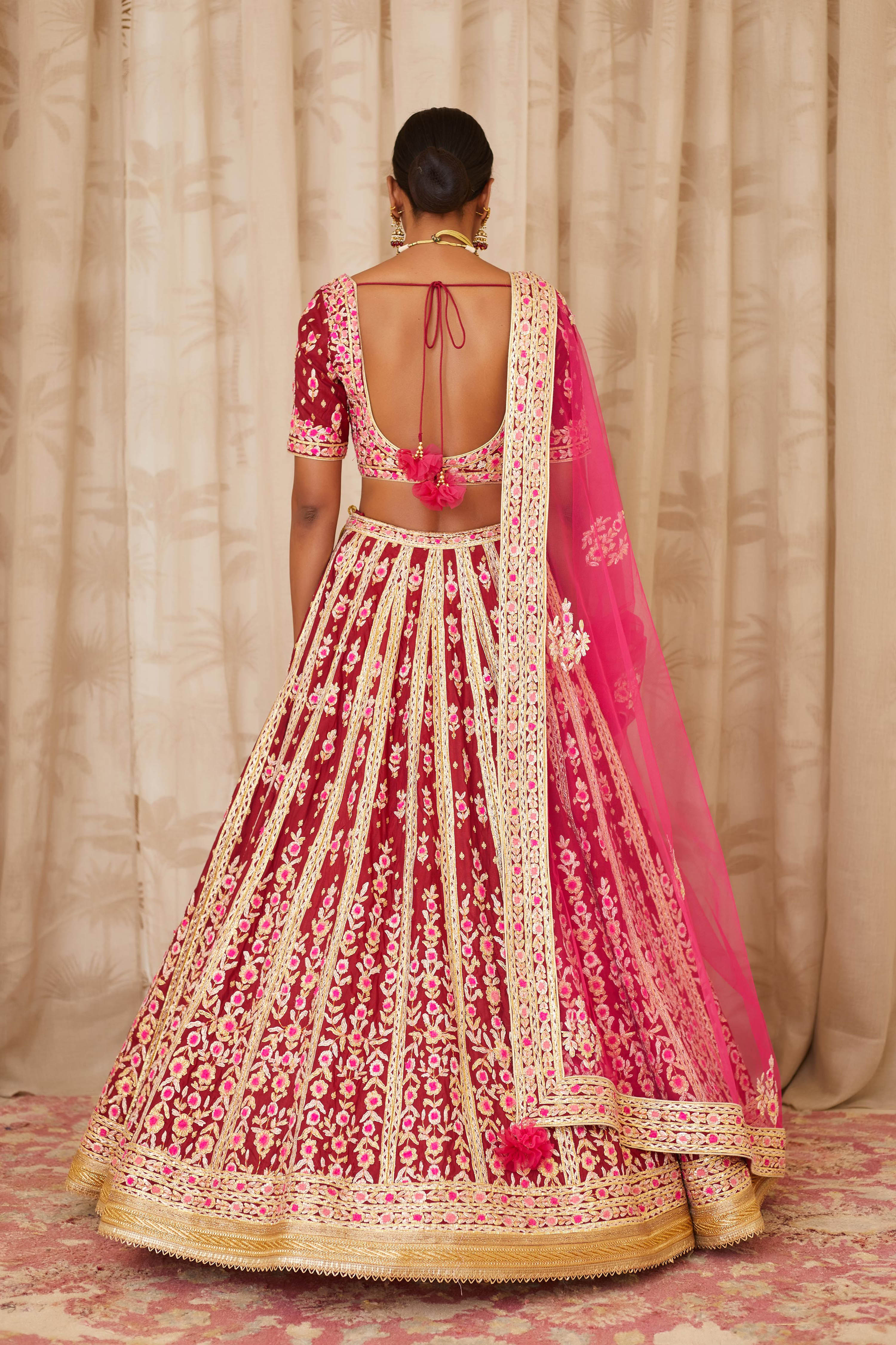 Maroon Lehenga Set