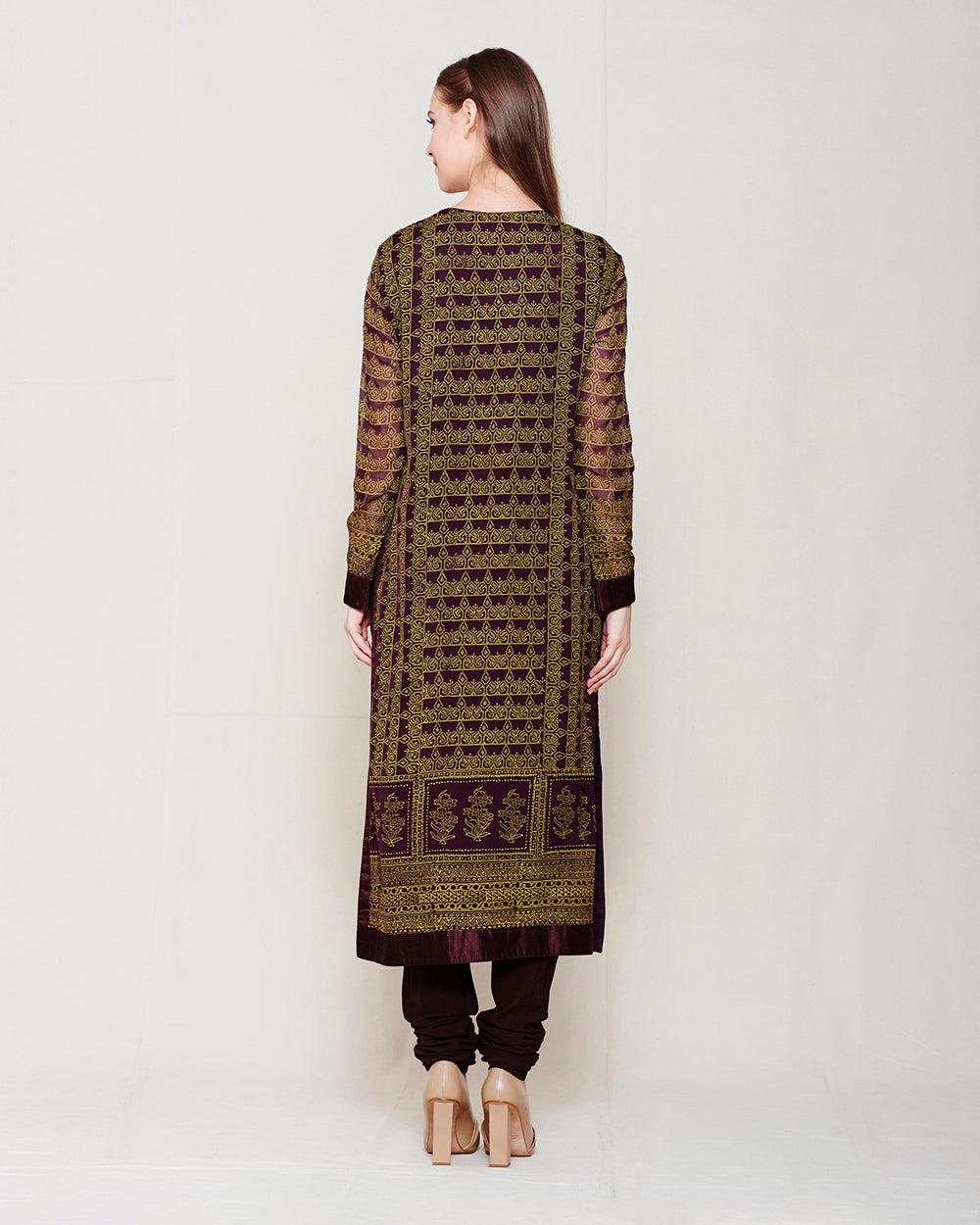 Dark Brown Kurta Set
