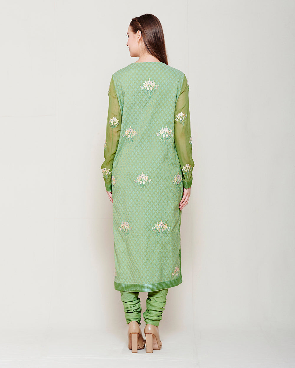 Olive Green Kurta Set