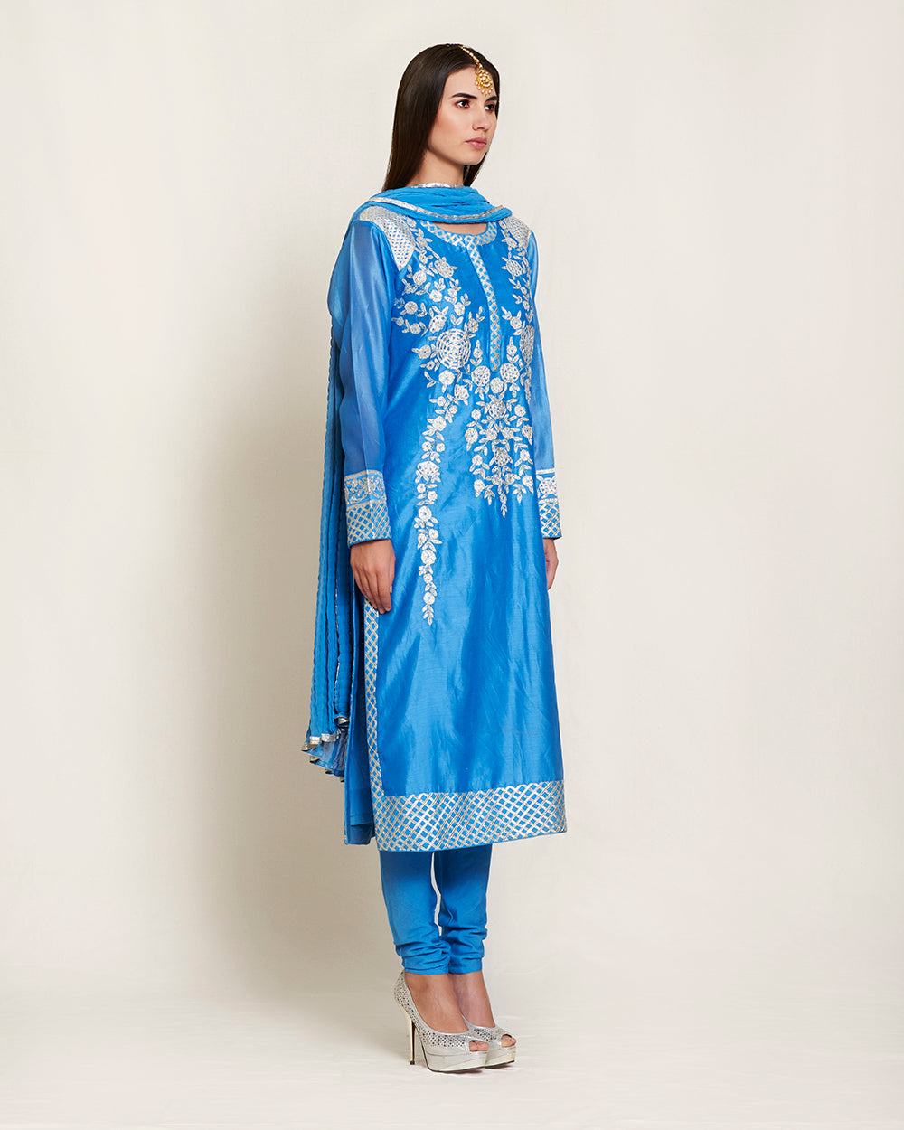 Blue gota kurta set