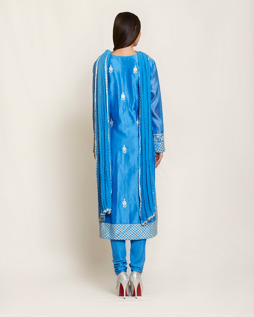 Blue gota kurta set