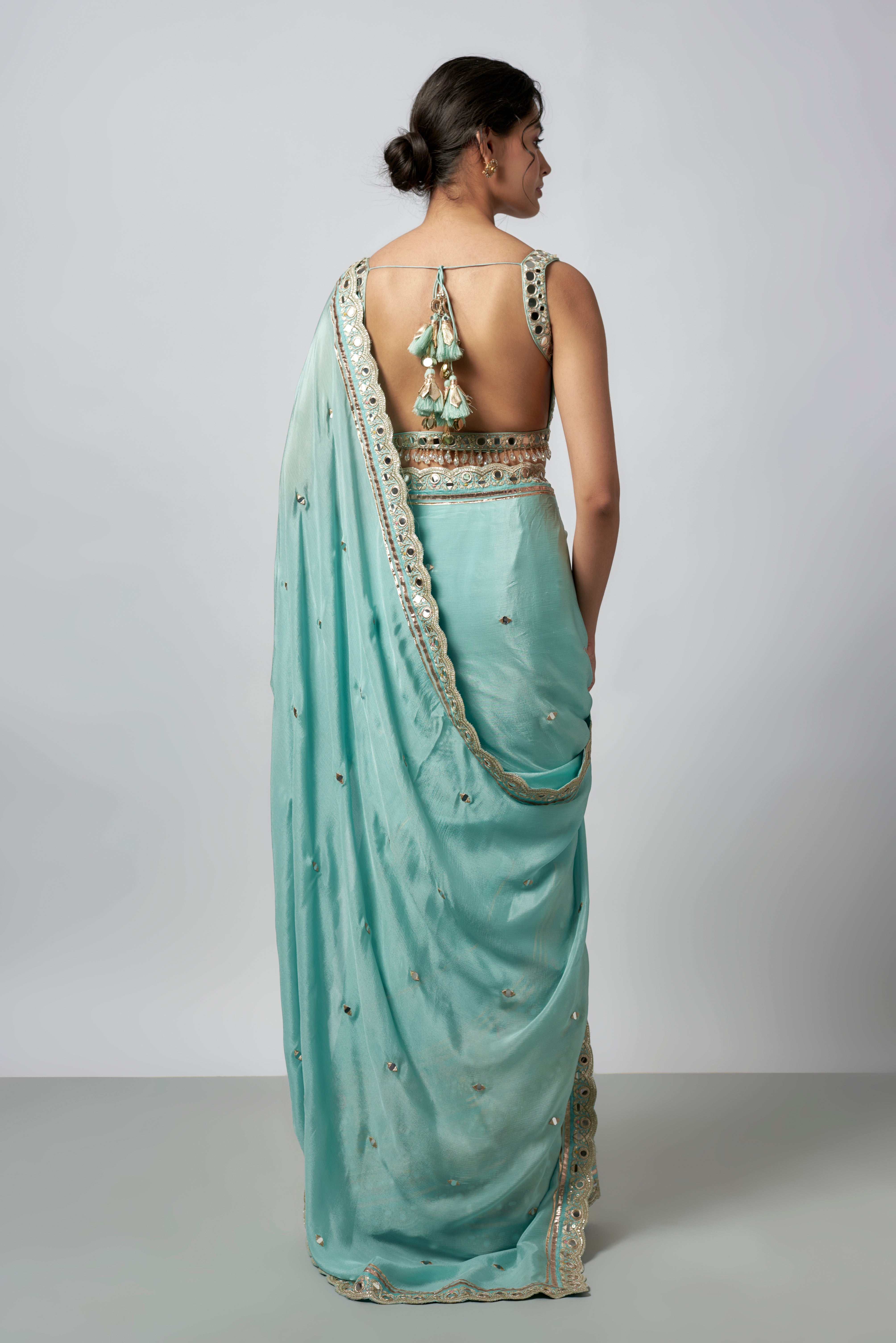 Nisha Aggarwal in Anusha Saree Set