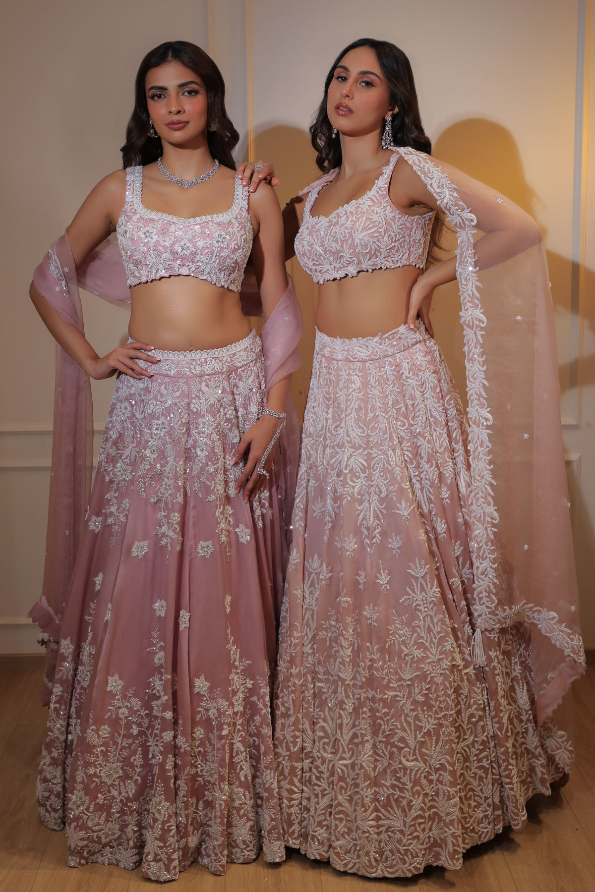 Lilac Floral Lehenga
