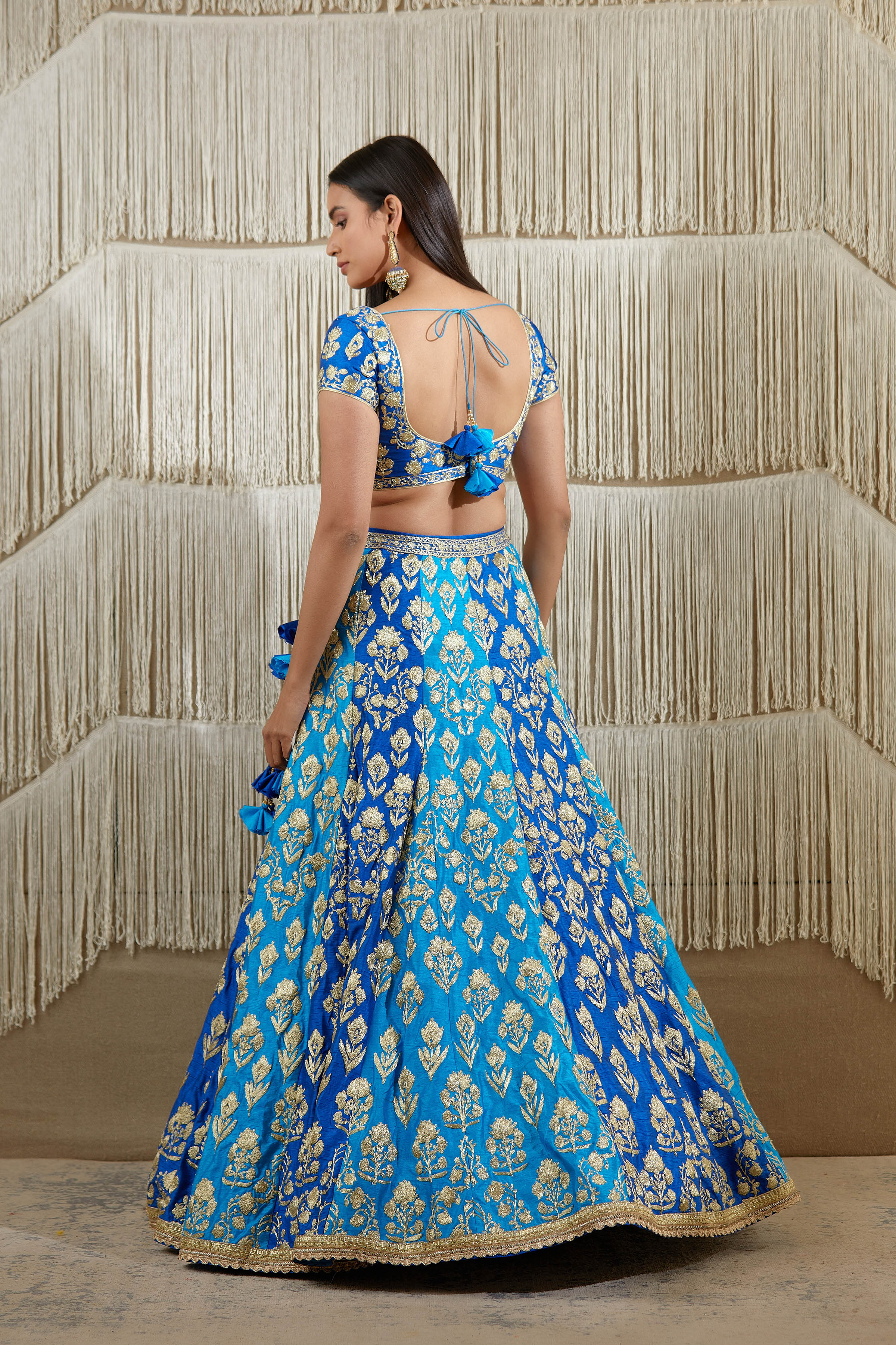 Royal Blue Lehenga set