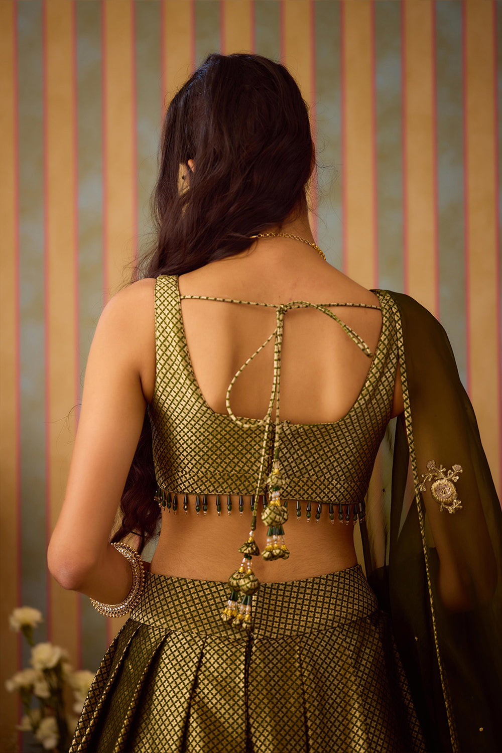Garden Green Lehenga Set