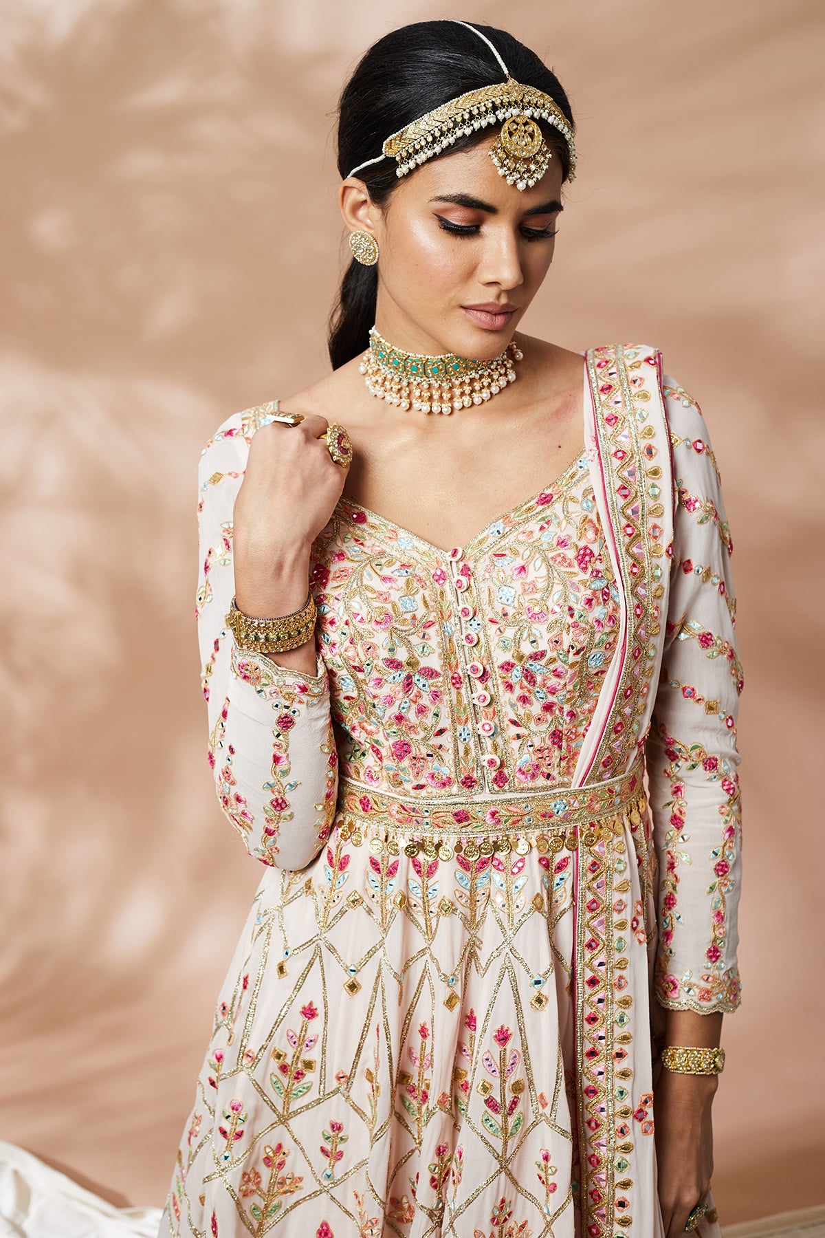 Light Pink Anarkali