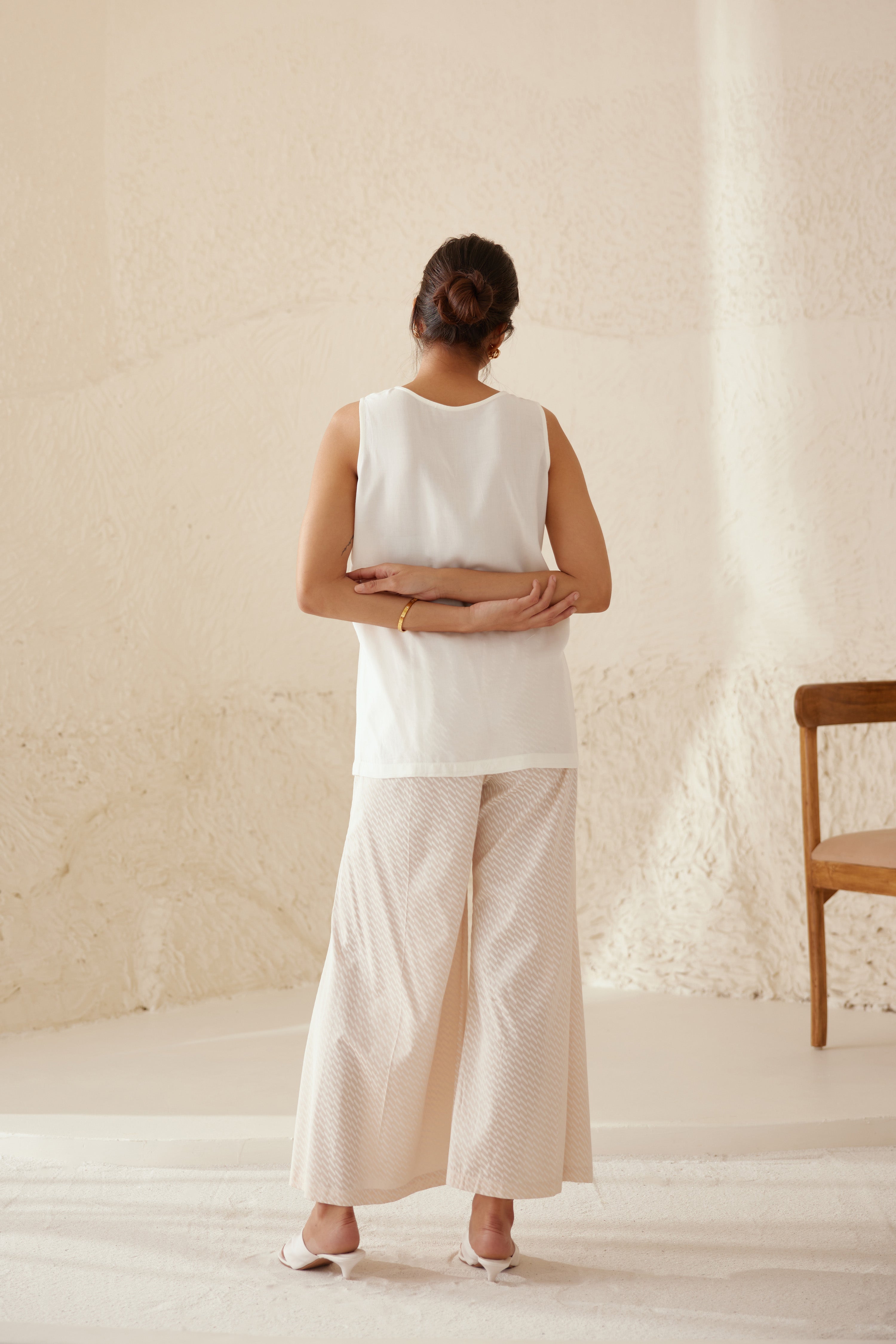 Pristine White Kimono Set