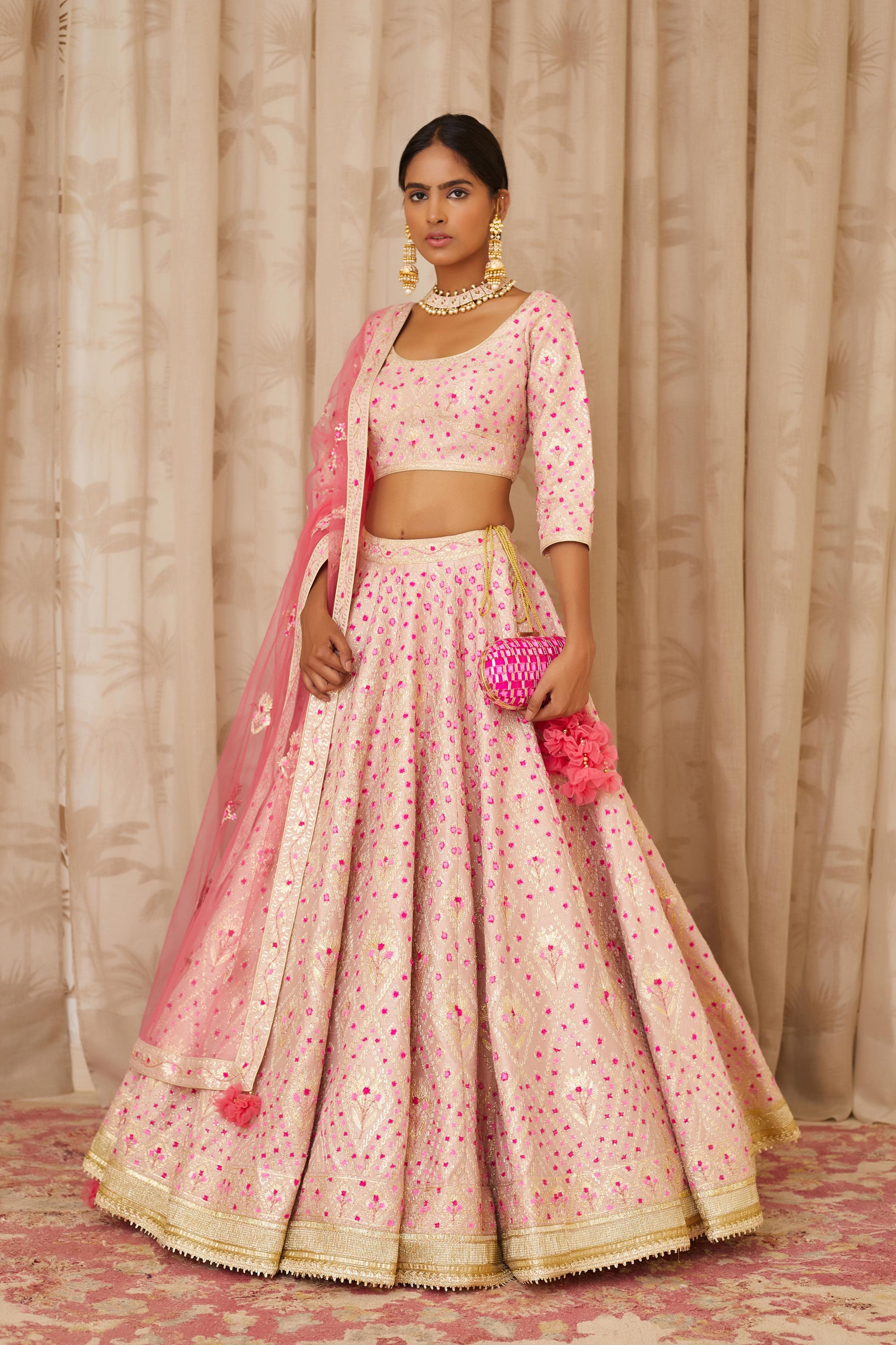 Pink Lehenga Set