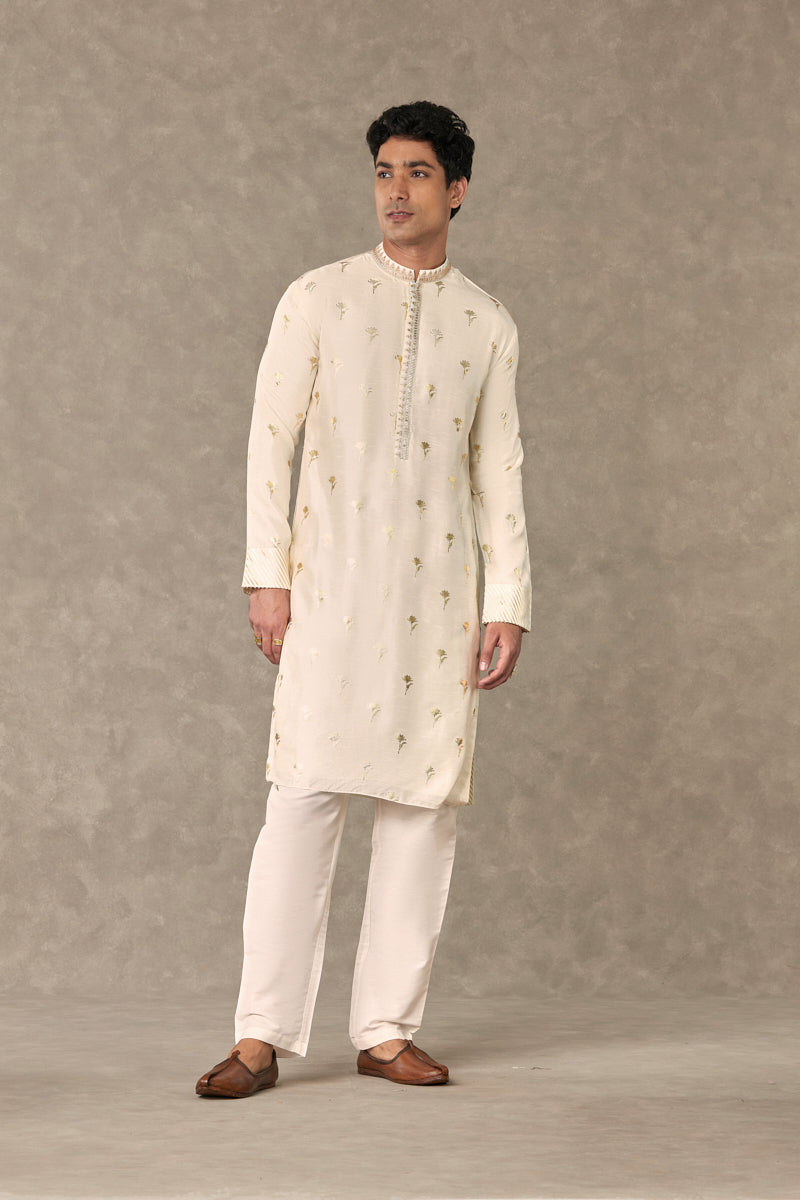 Ivory Wine Garden Kurta