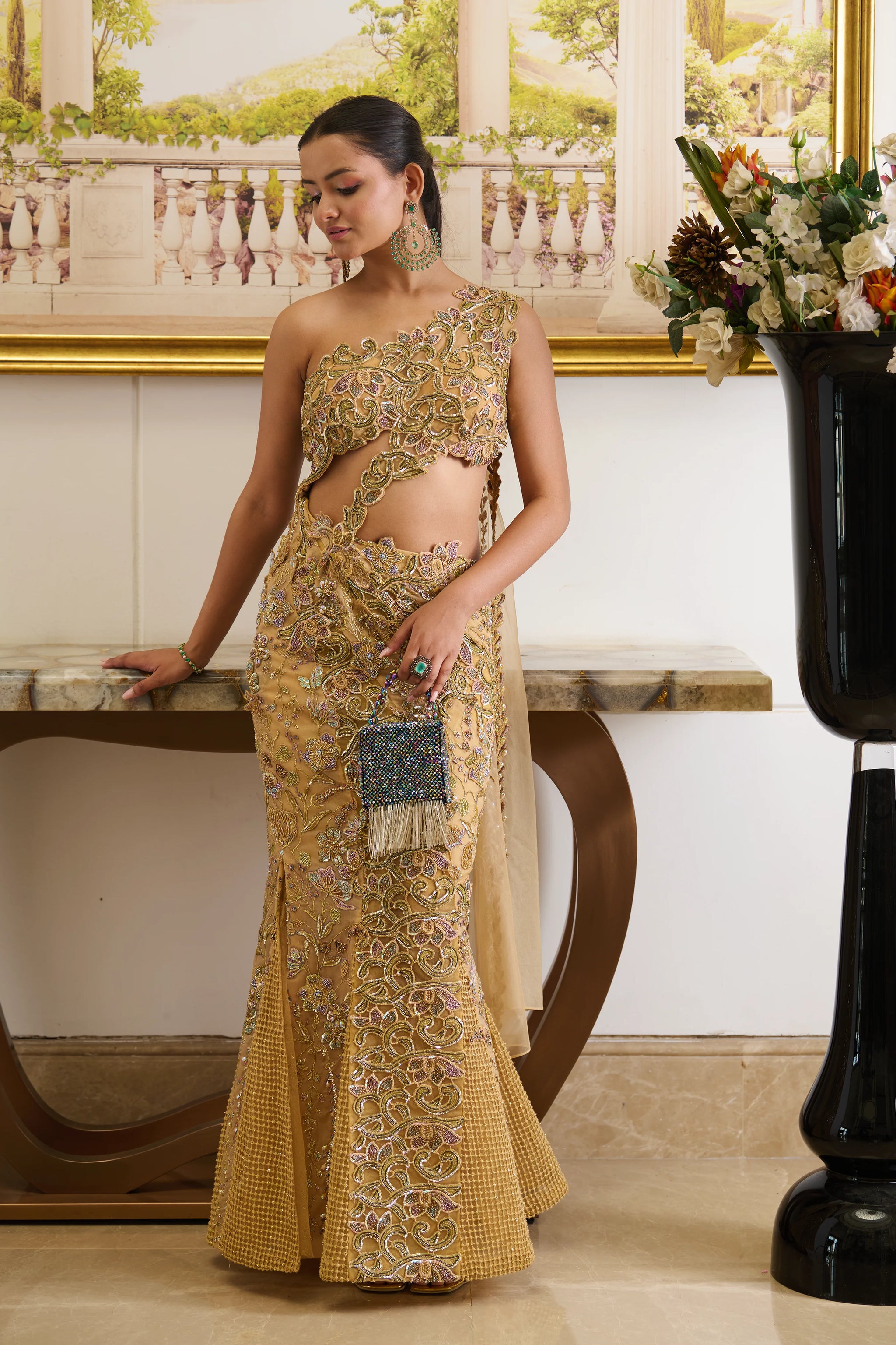 sachin and babi light blue dress Formal Events Trends, Style Tips & Fashion Guides Blog Posts main image 0