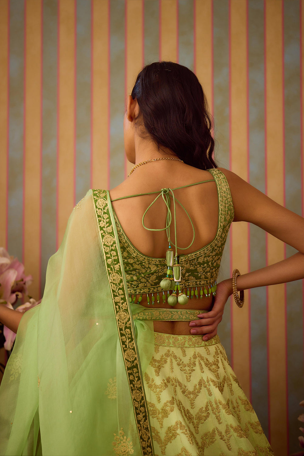 Meadow Green Lehenga Set
