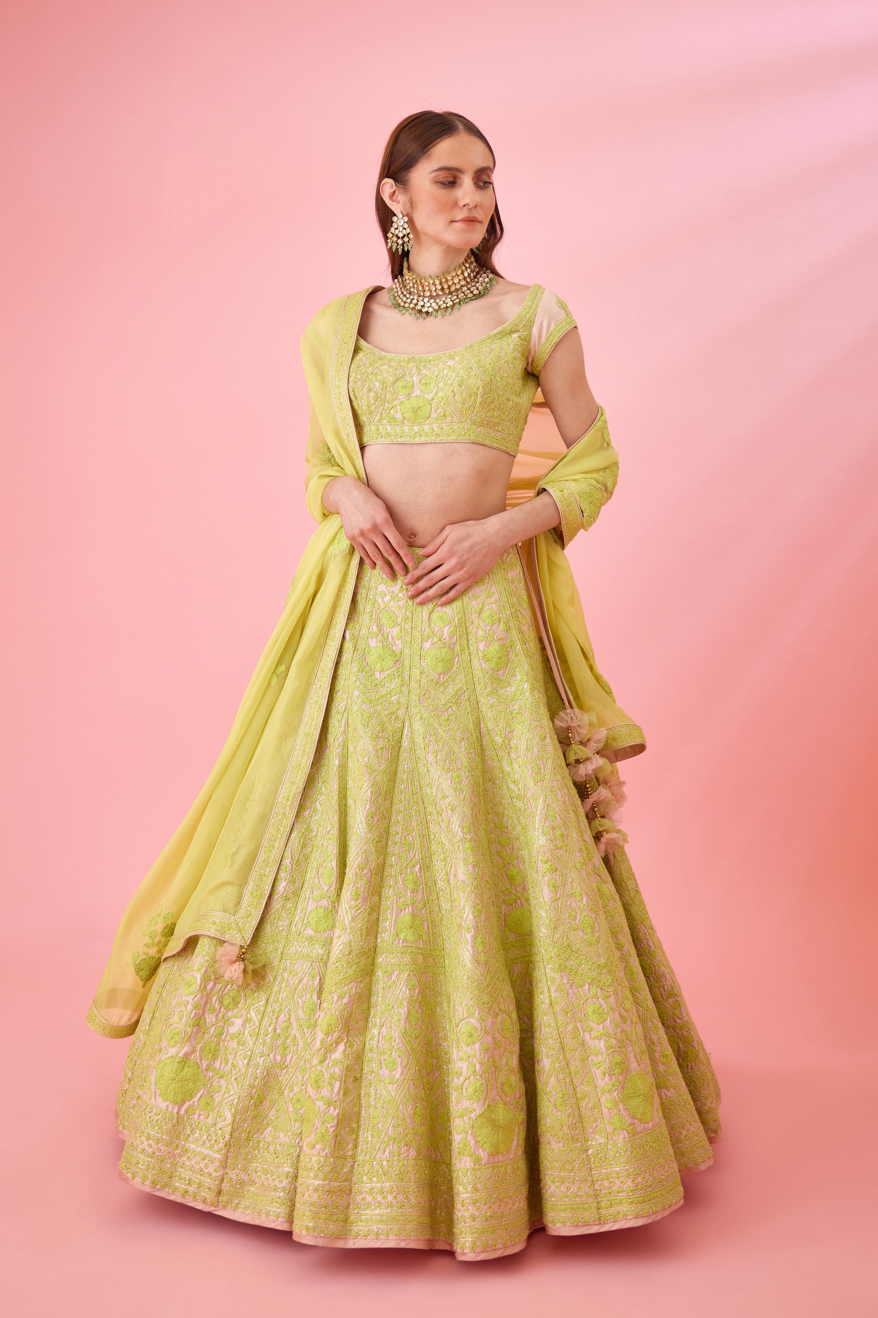 Potpourri Pink Lehenga Set