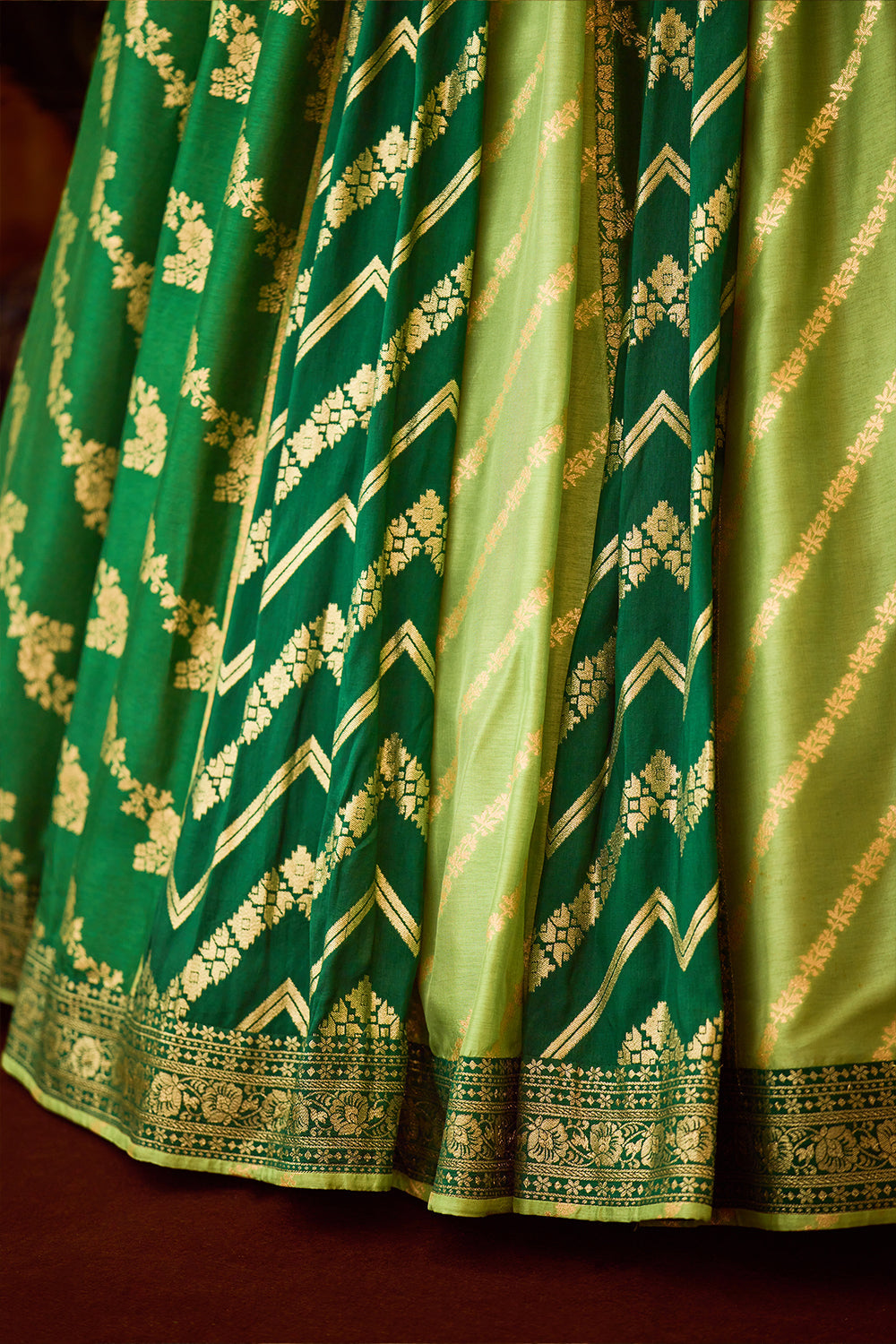 Jasper Green Choli Lehenga Set