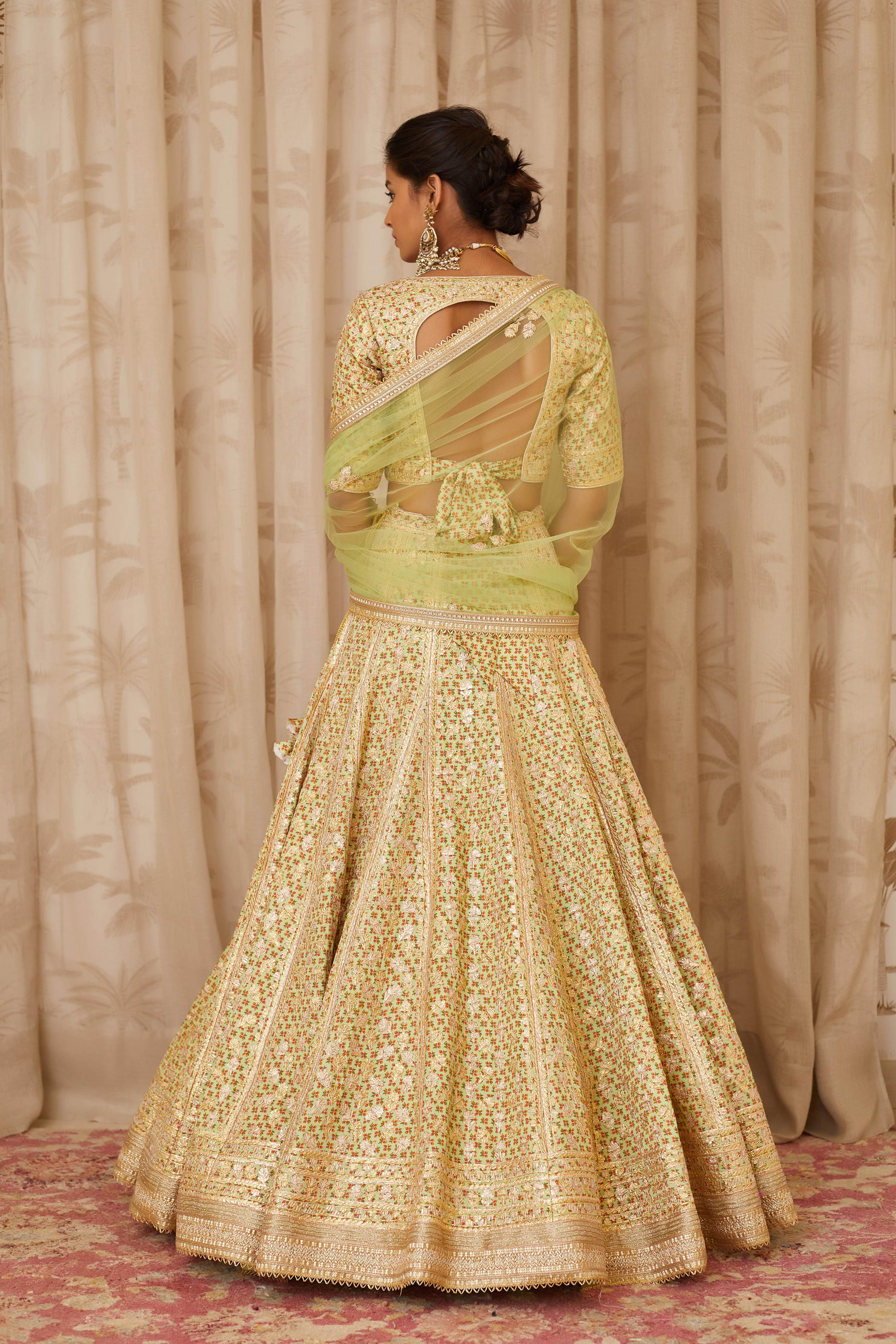 Lemon Green Lehenga Set