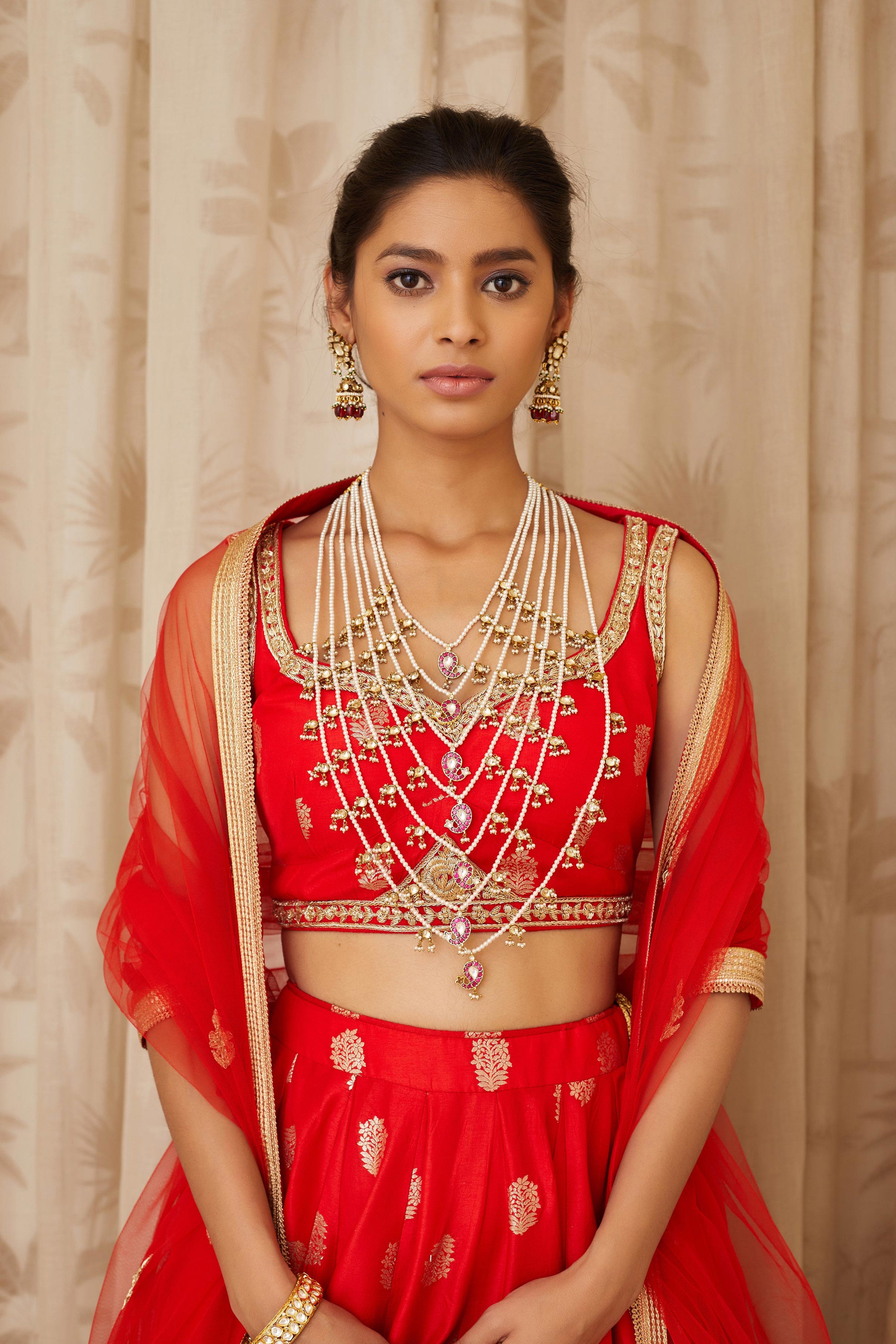 Red Lehenga Set