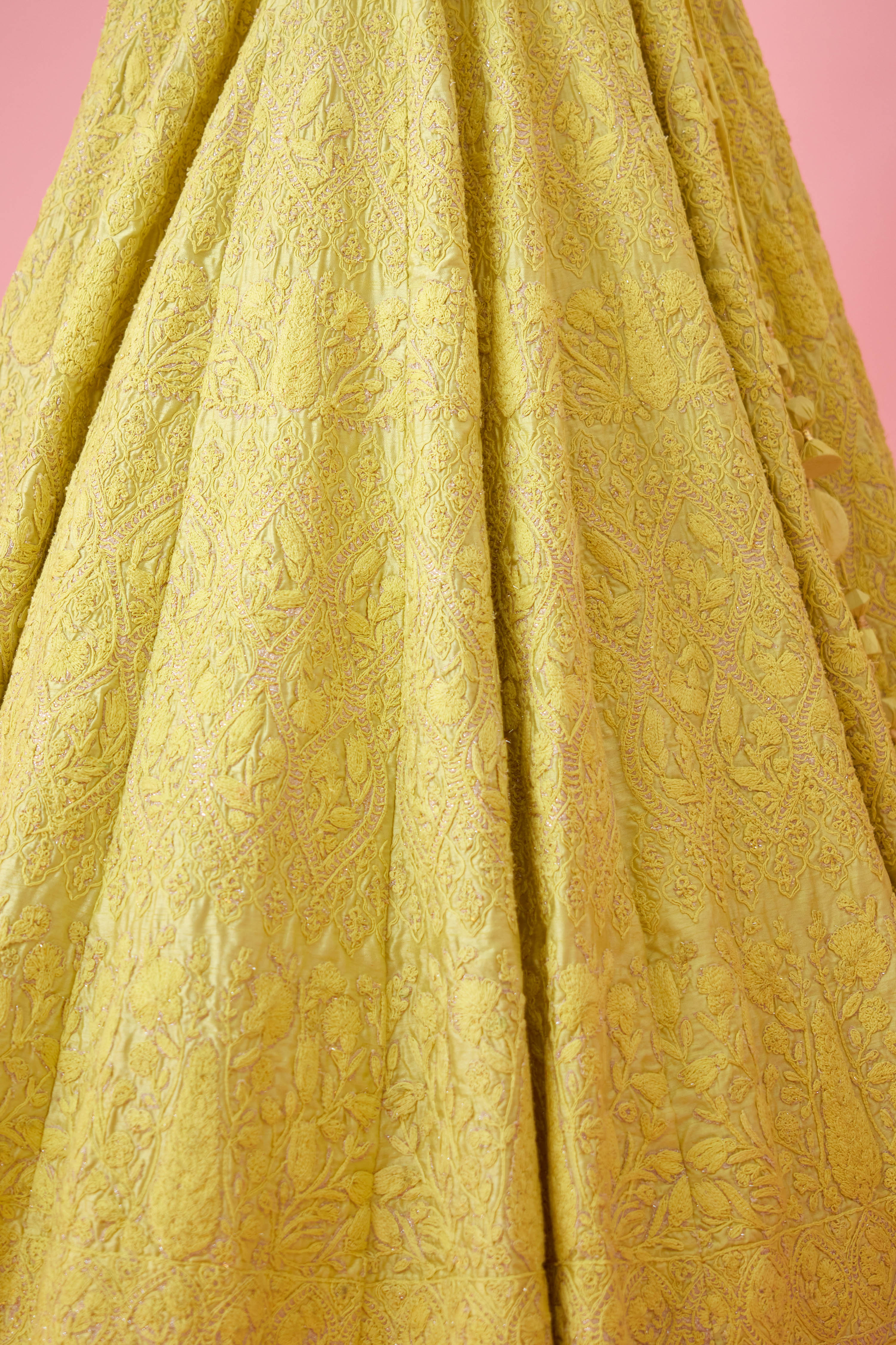Lime Yellow Lehenga Set