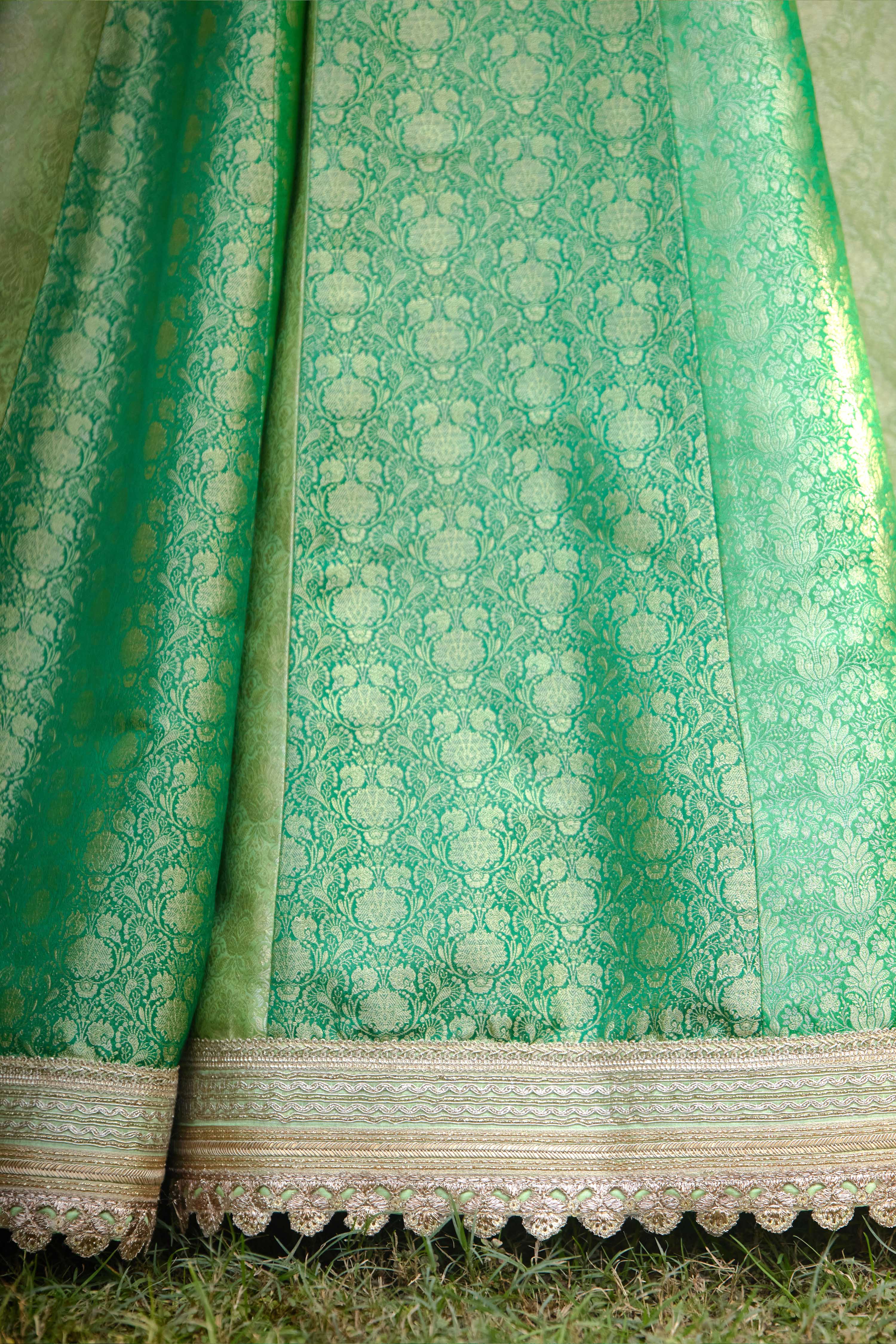 Green Lehenga Set