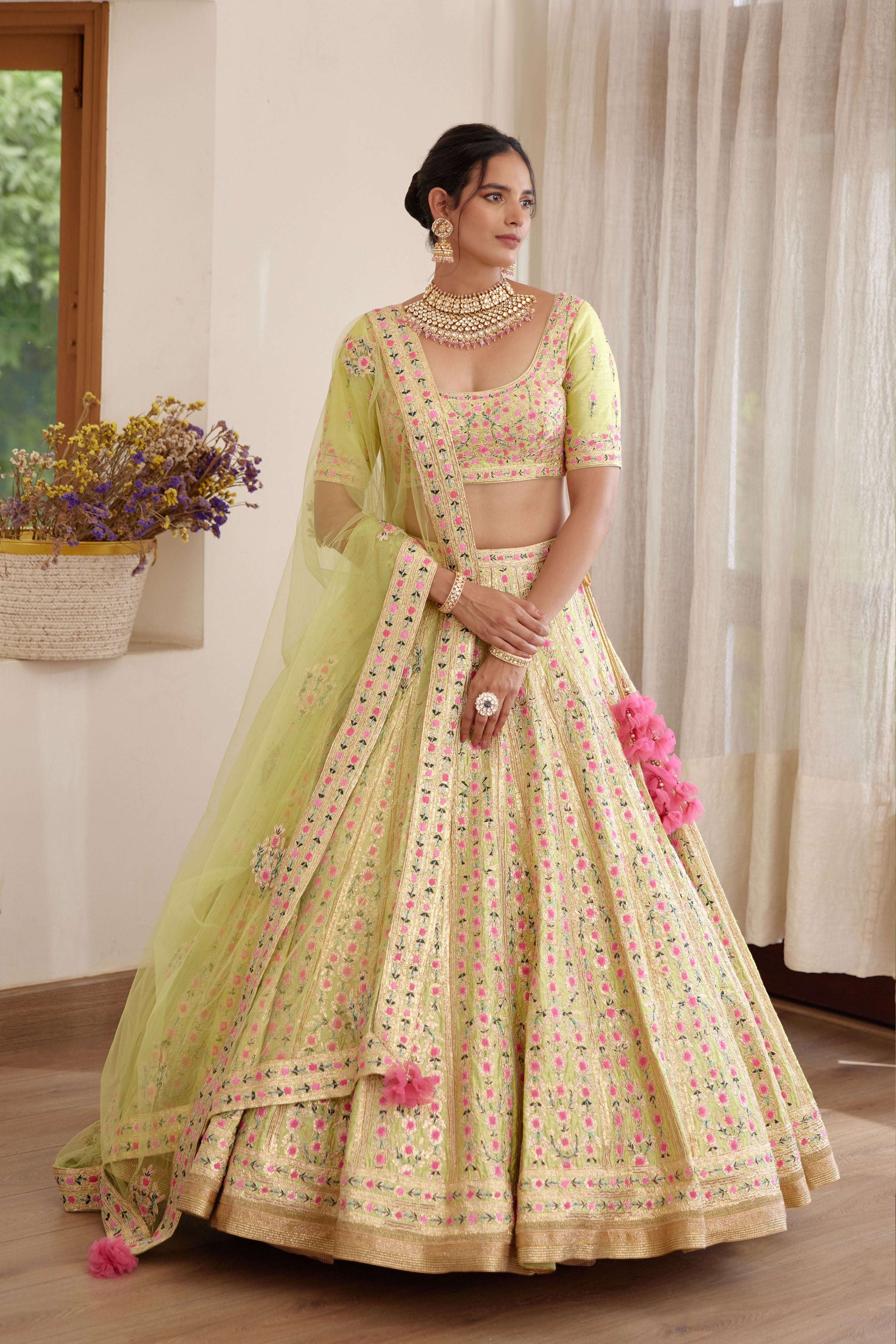 Light Green Lehenga Set