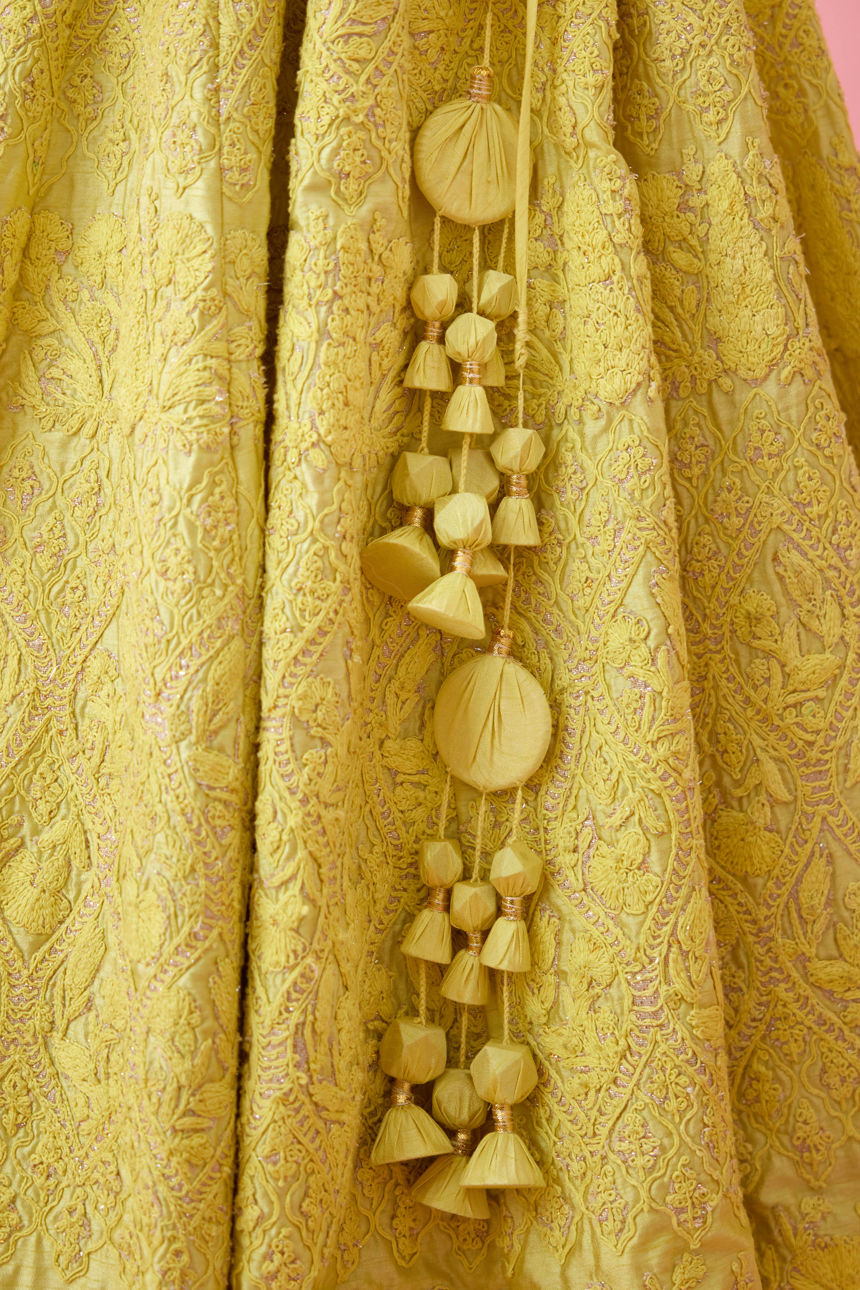 Lime Yellow Lehenga Set