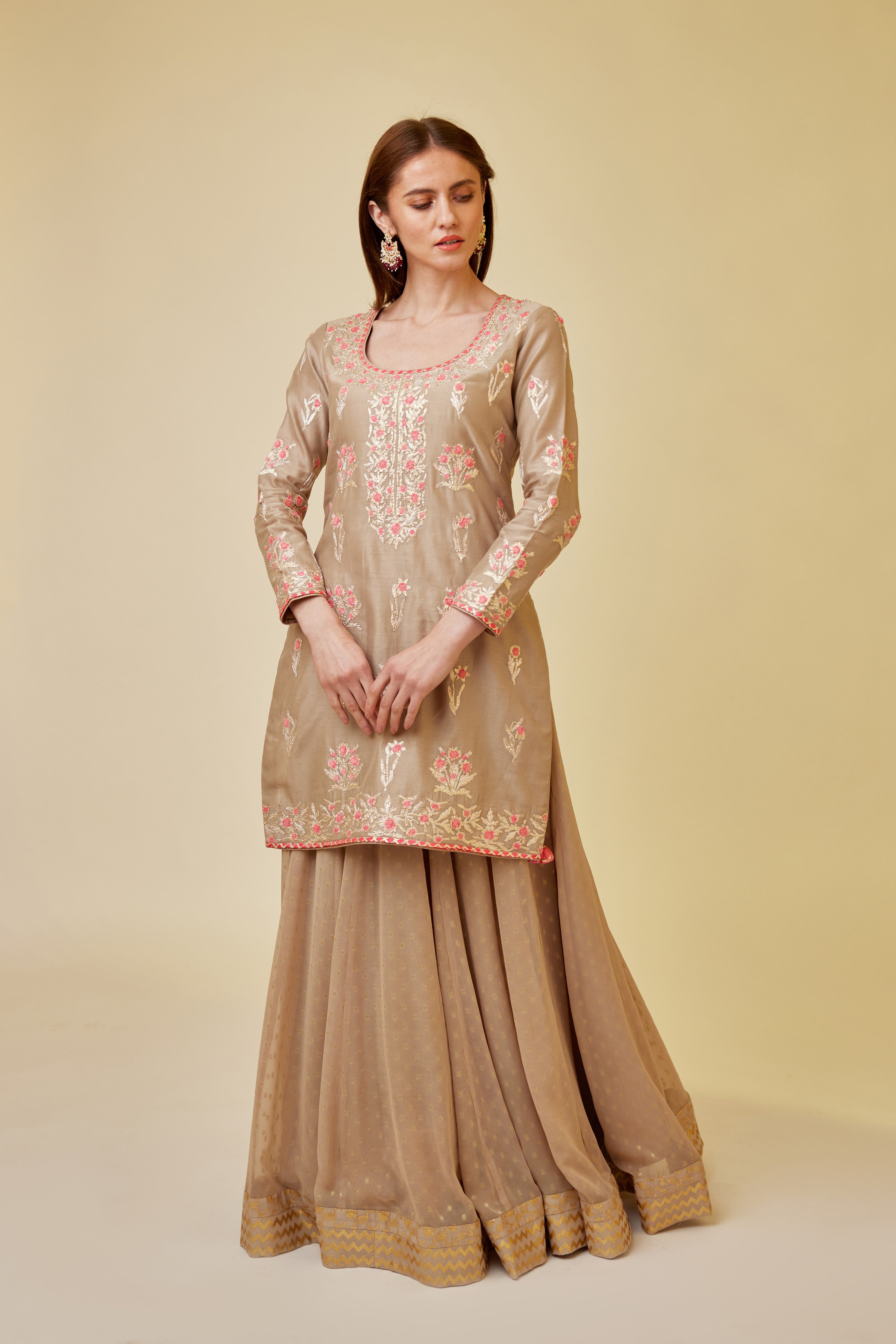 Pebble Neutral Skirt Set