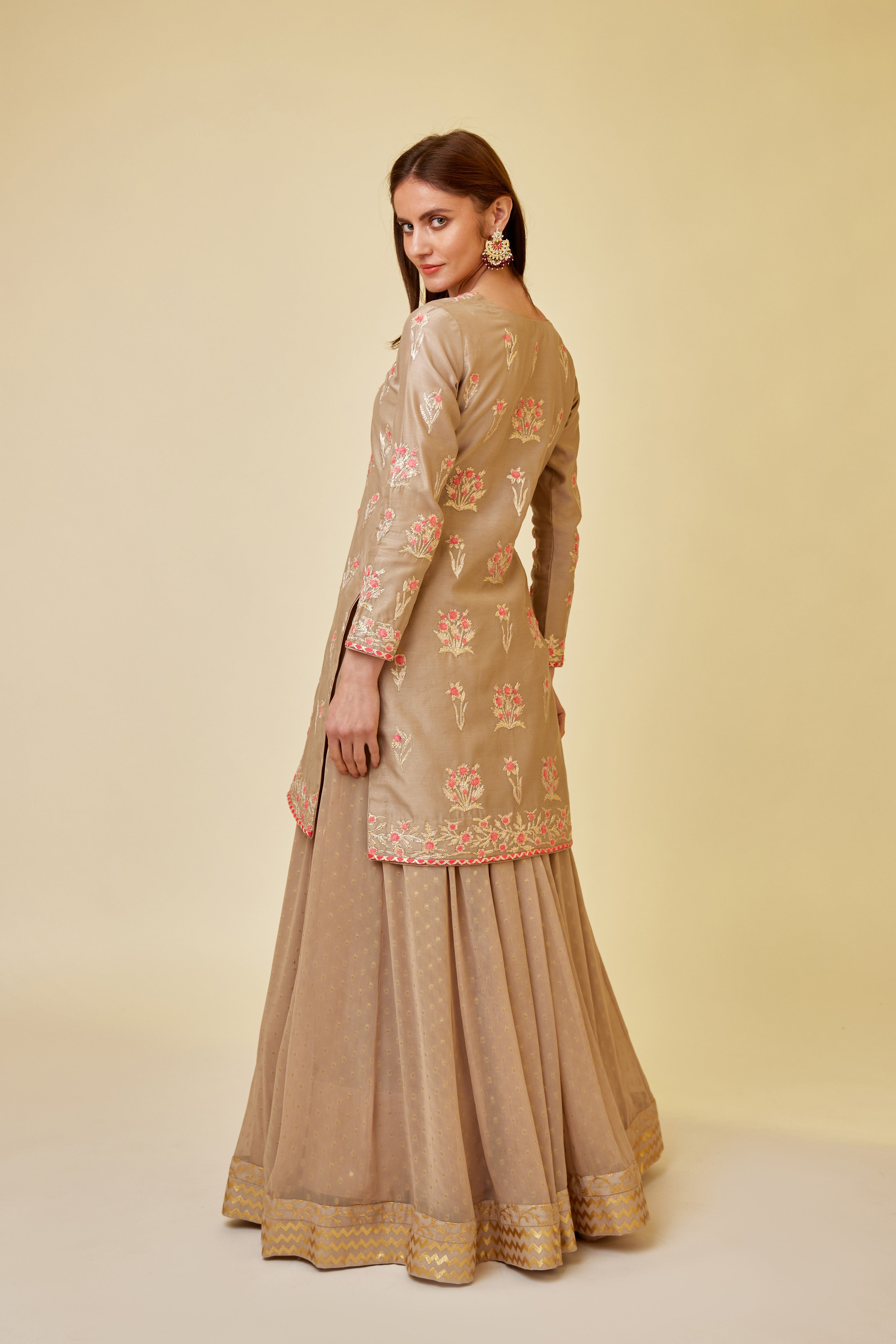 Pebble Neutral Skirt Set