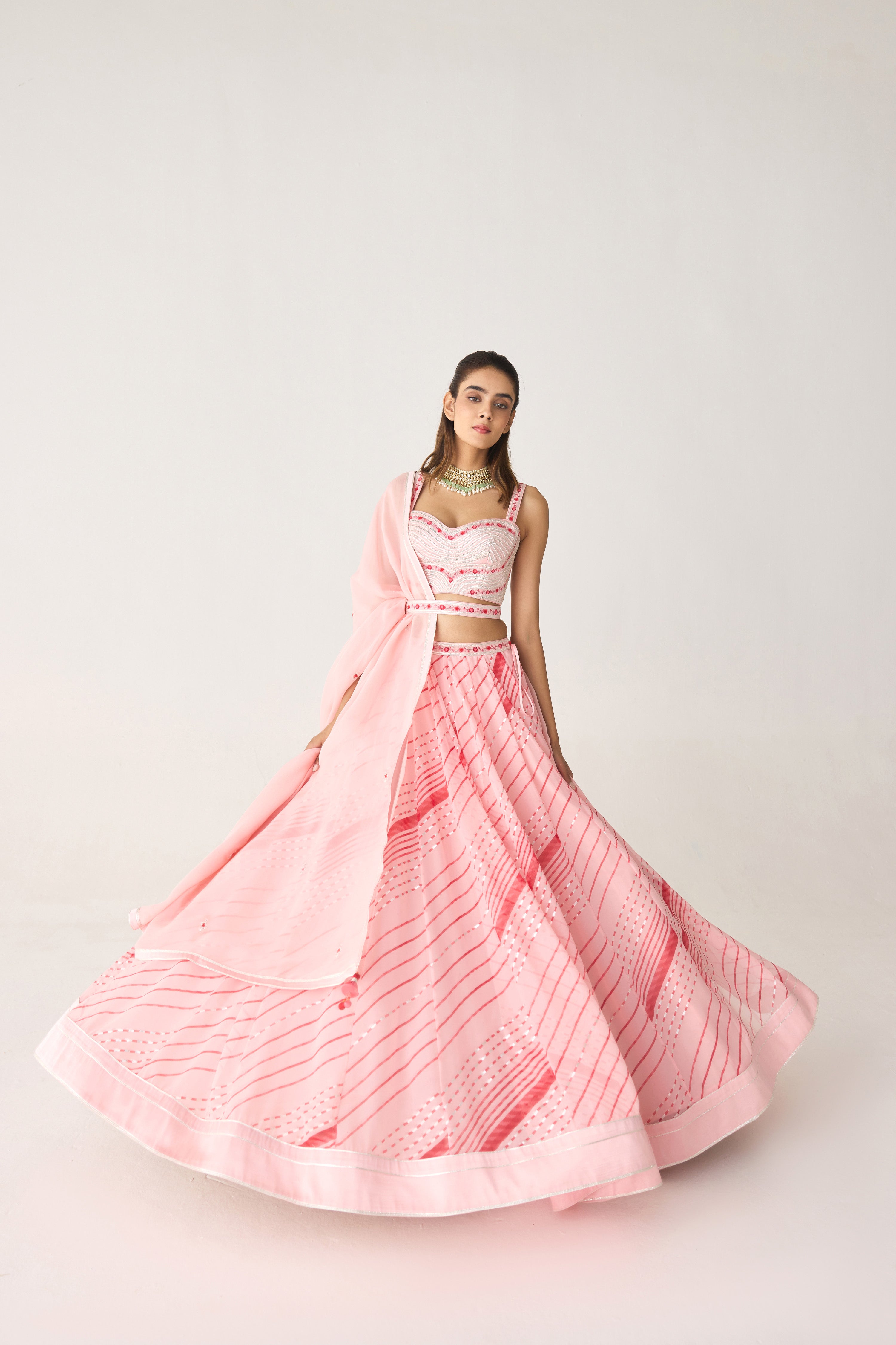 Blush Pink Lehenga Set