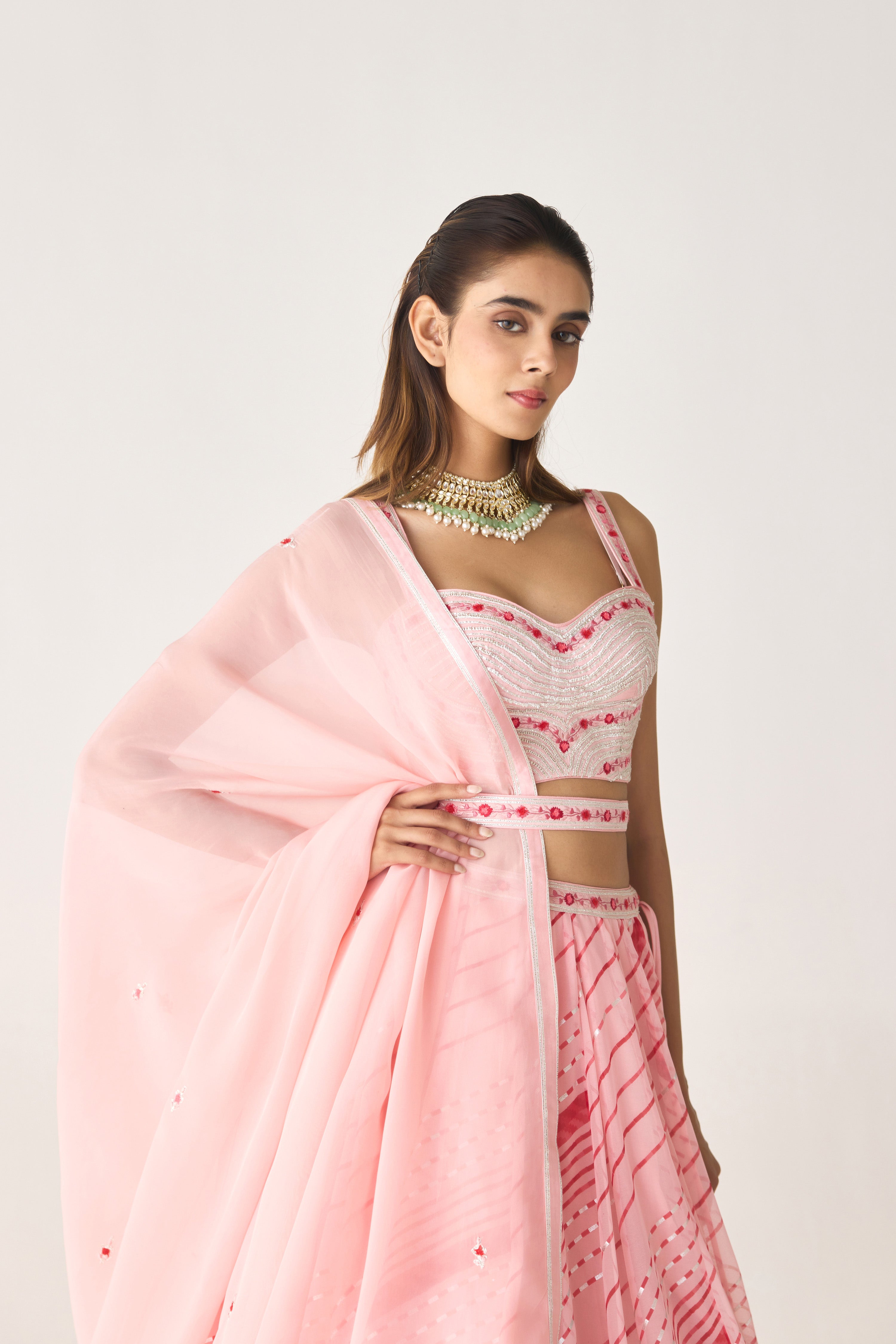 Blush Pink Lehenga Set
