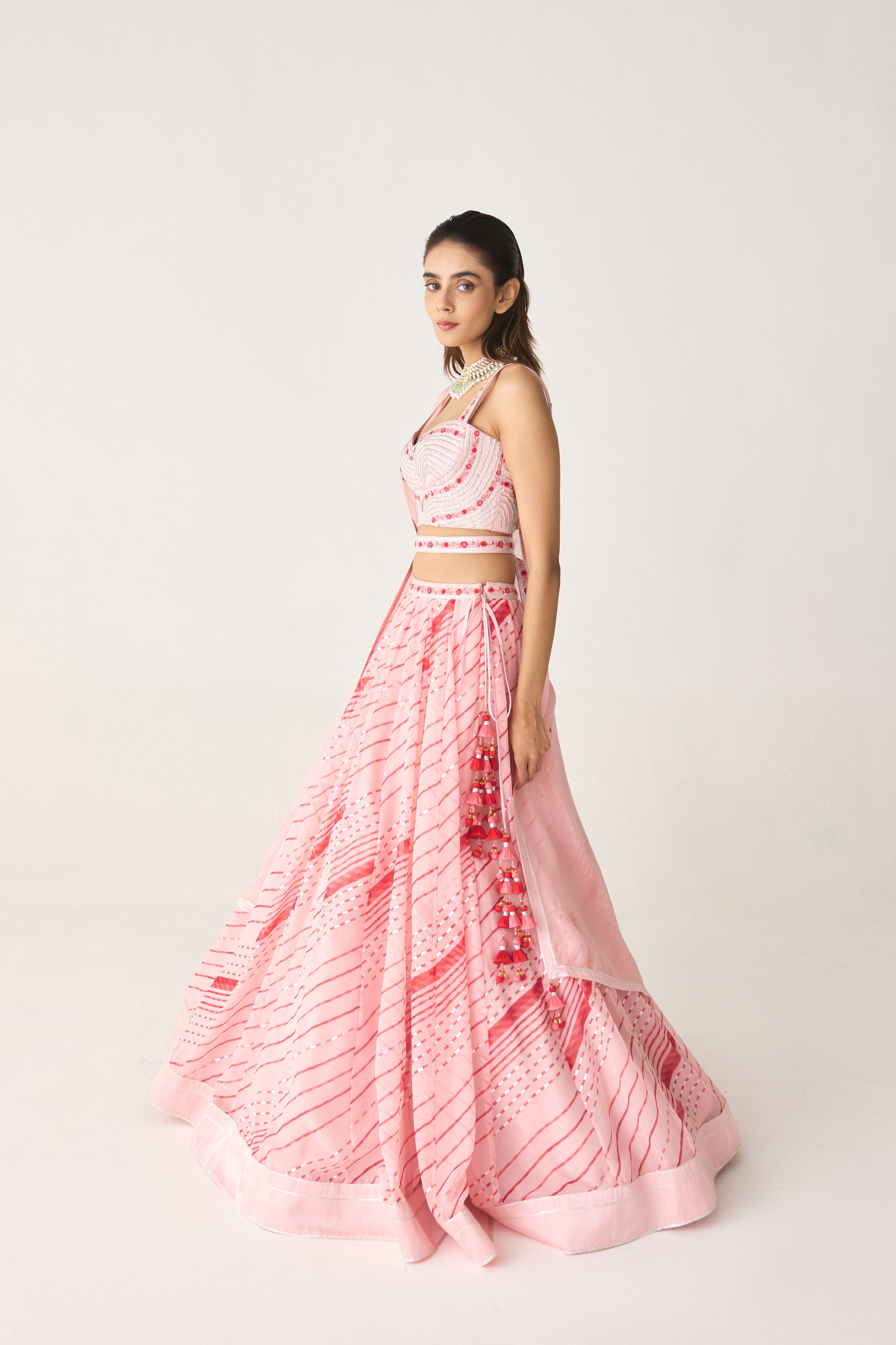 Blush Pink Lehenga Set