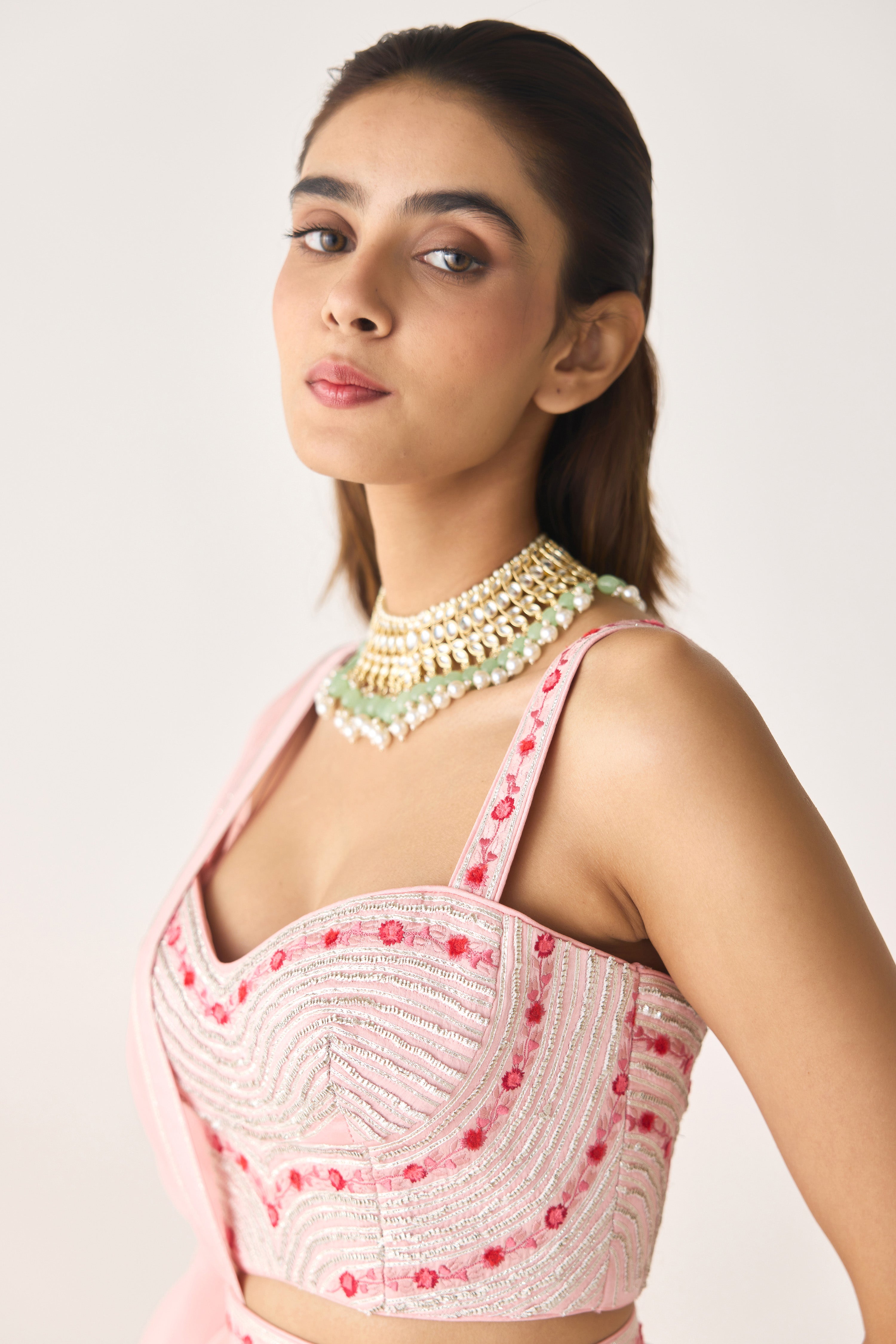 Blush Pink Lehenga Set