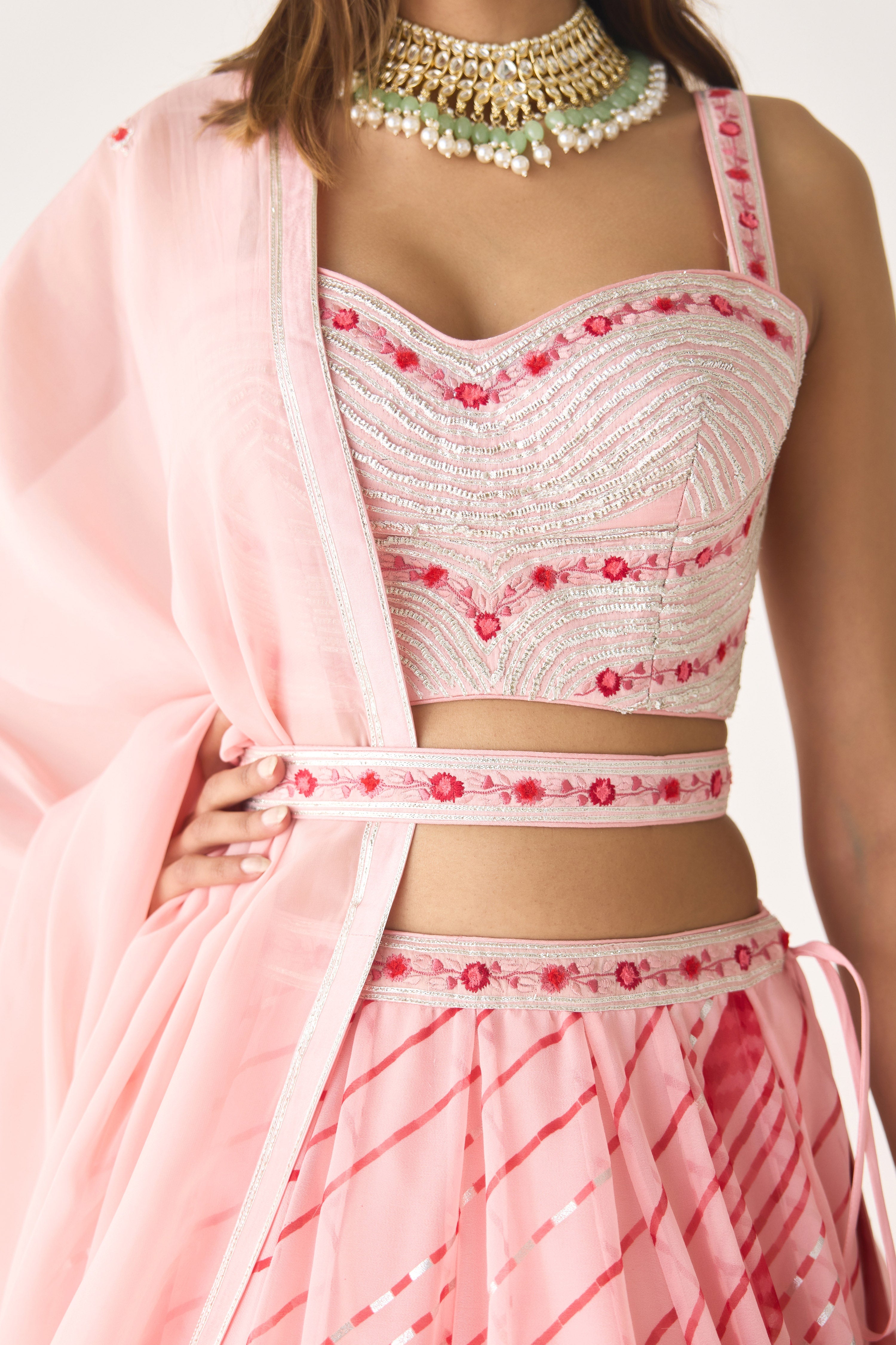 Blush Pink Lehenga Set