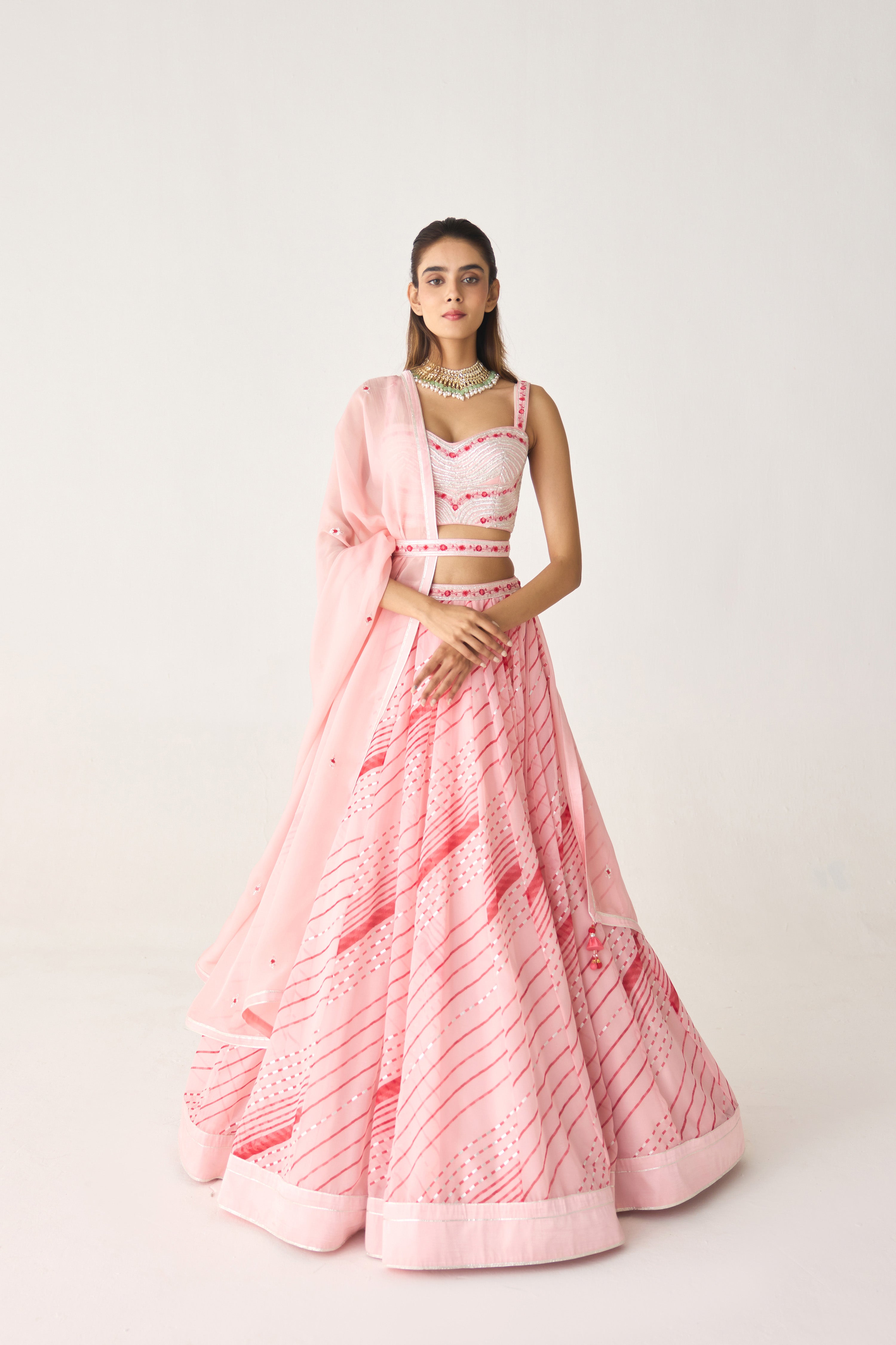 Blush Pink Lehenga Set
